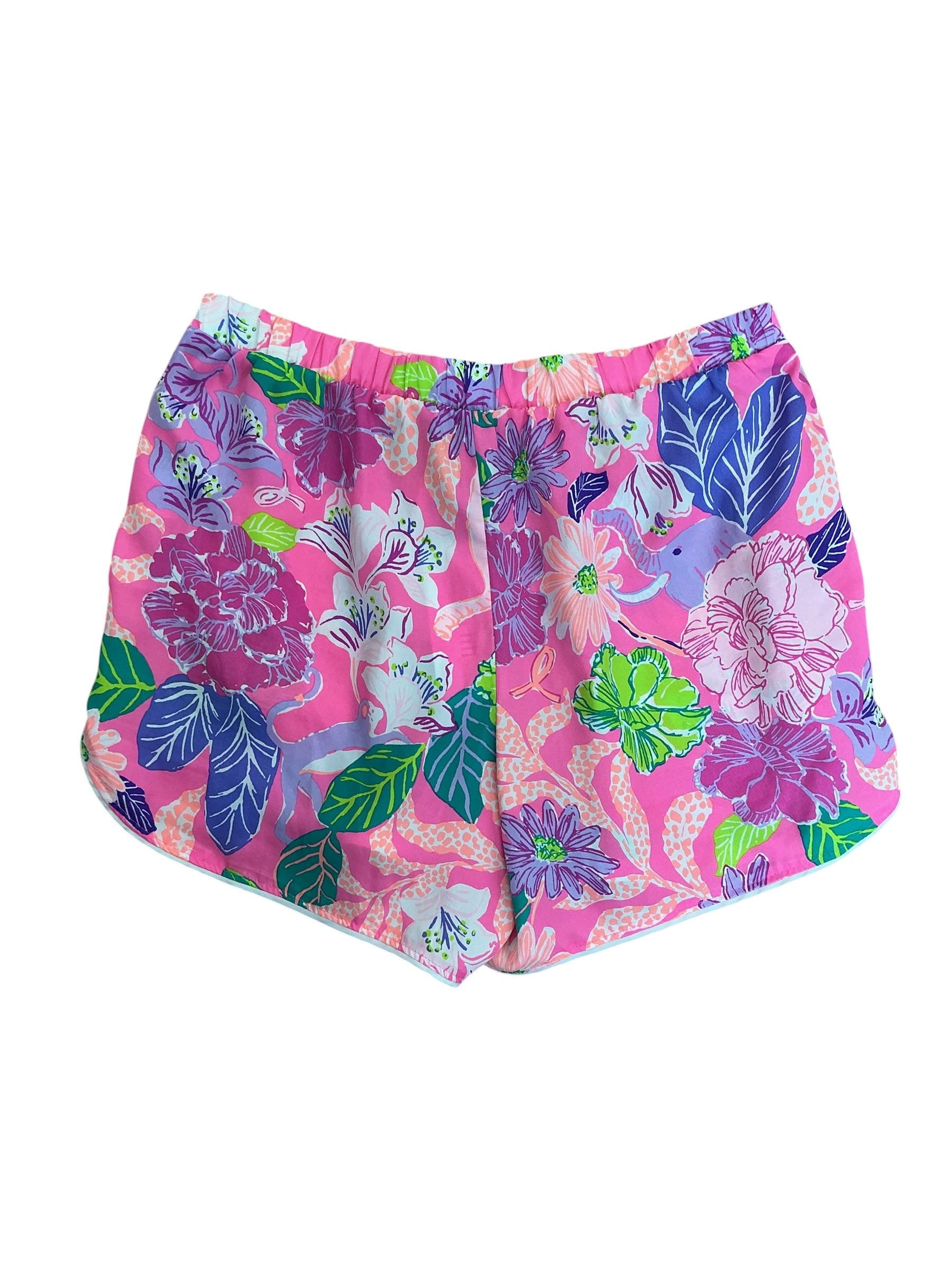 Lilly Pulitzer Katia PJ Shorts Pink Isle Best Of Friends - Size XXS