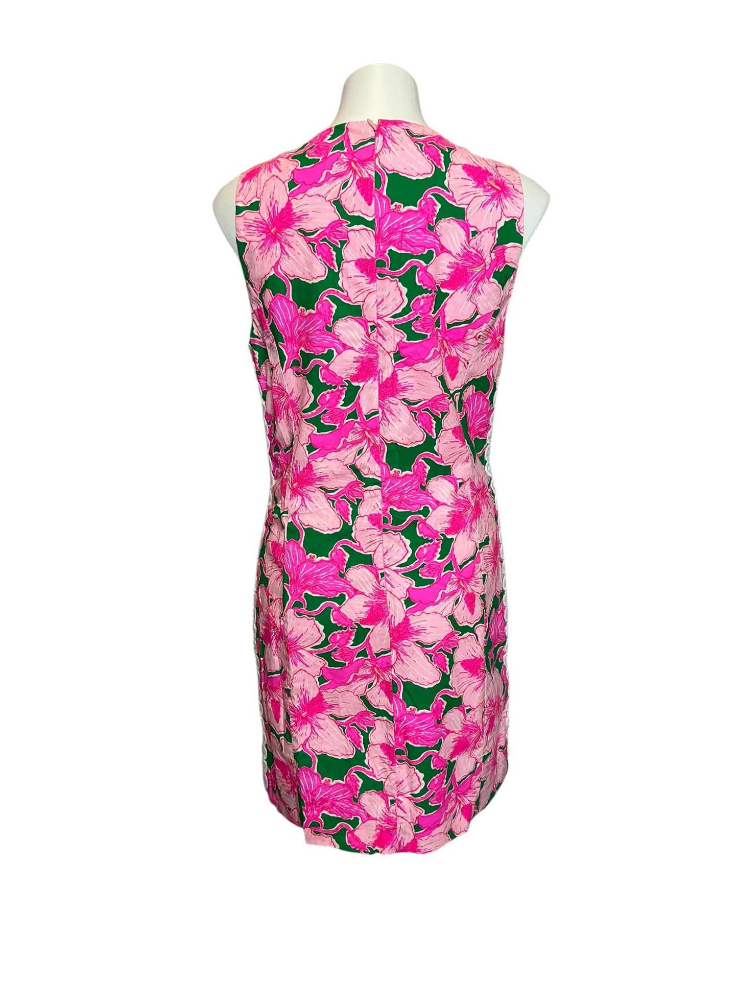 Lilly Pulitzer Mila Stretch Shift Dress Hibis Kiss - Size 16