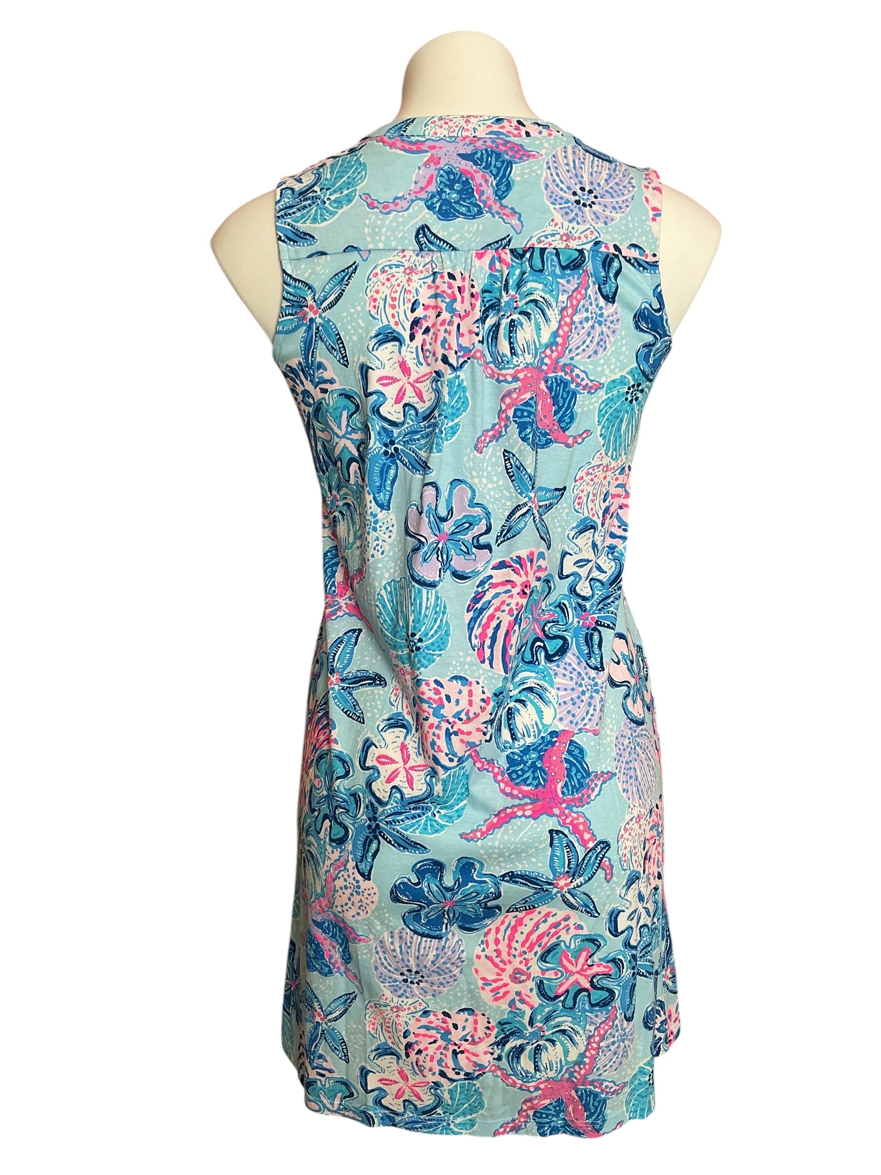 Lilly Pulitzer Dev Dress Bahamas Beachcomber - Size XS