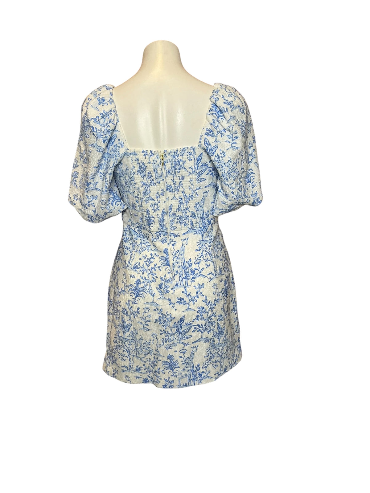 Lilly Pulitzer Justina Skirted Romper Resort White Tall Tales - Size 4