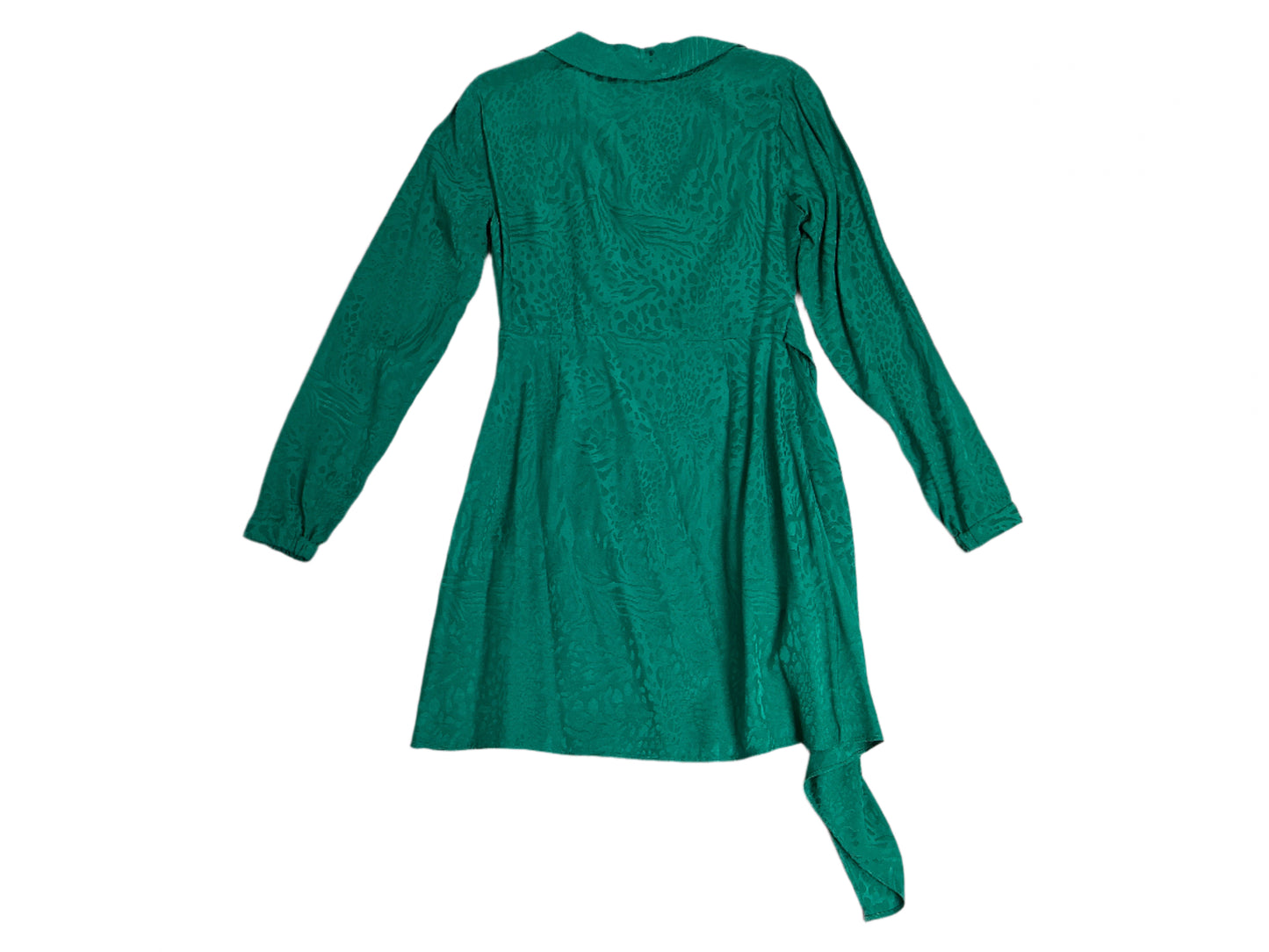 Lilly Pulitzer Nicolina Wrap Dress - Animal Jarquard Evergreen - Size 2