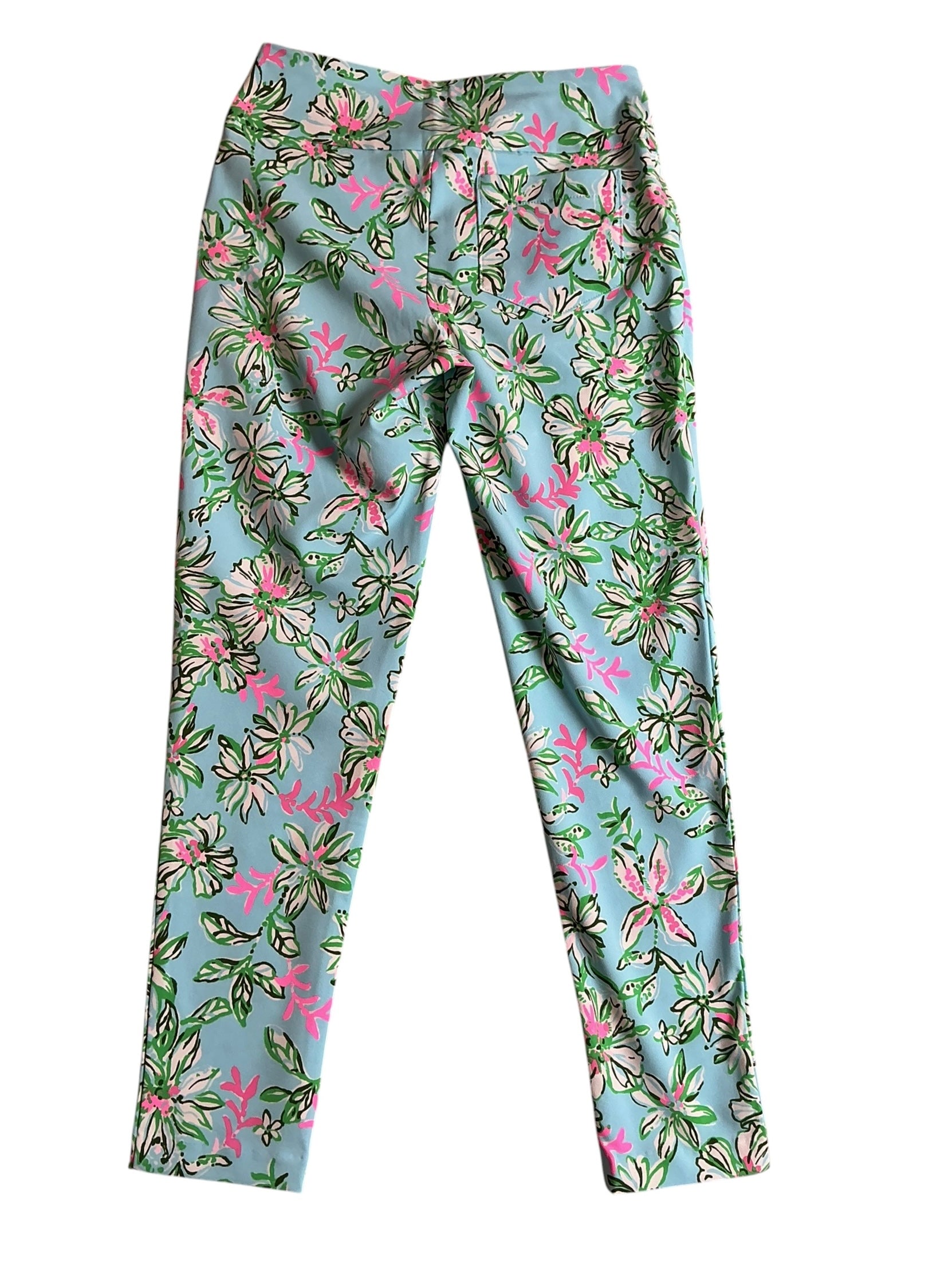 Lilly Pulitzer NWT Corso Pants UPF 50+ Multi Lil Sun Of A Bun Golf - Size 4