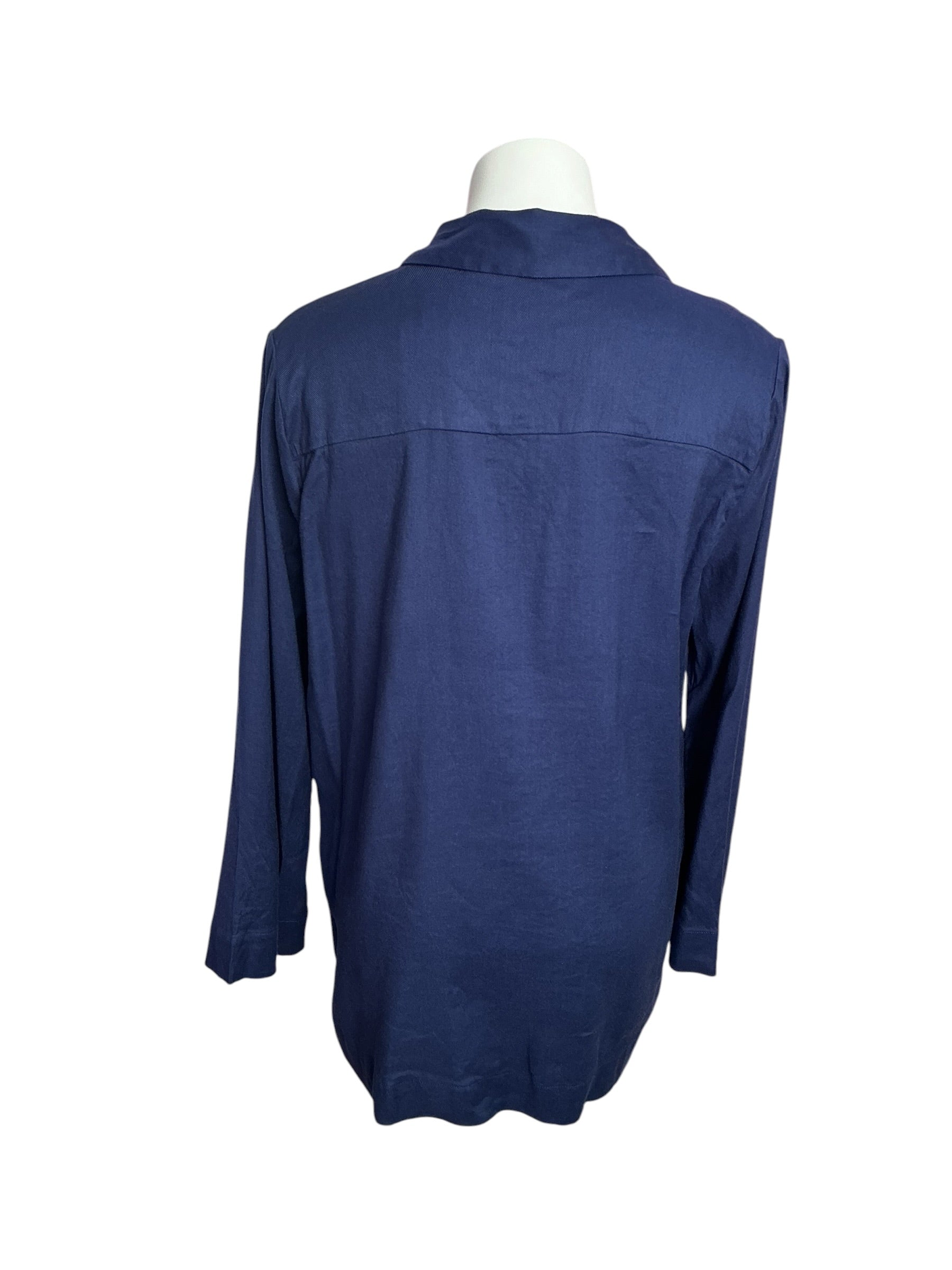 Lilly Pulitzer Simona Tunic Low Tide Navy - Size L
