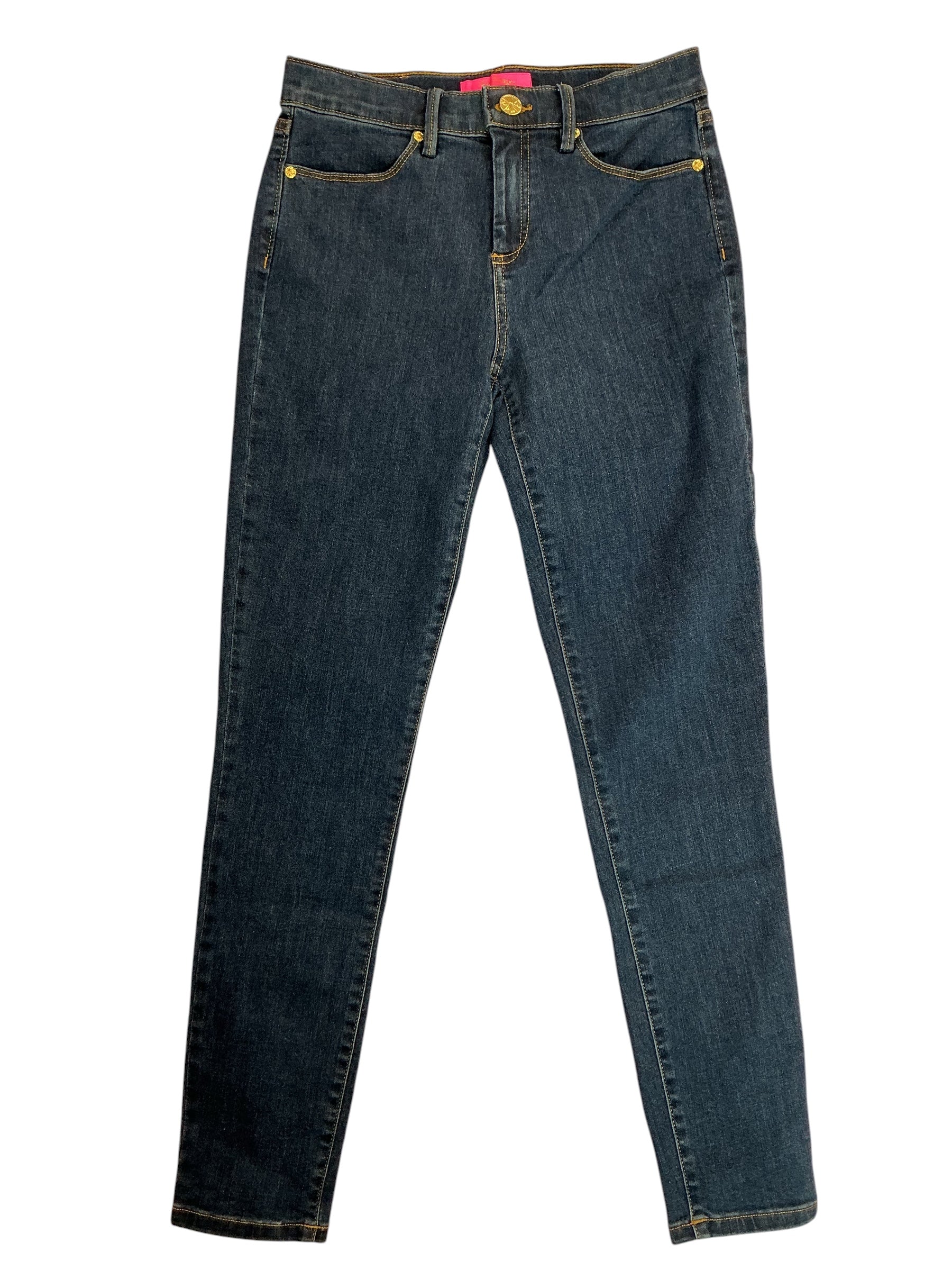 Lilly Pulitzer NWT Eagan High Rise Supper Skinny Jeans Bennet Wash - Size 4