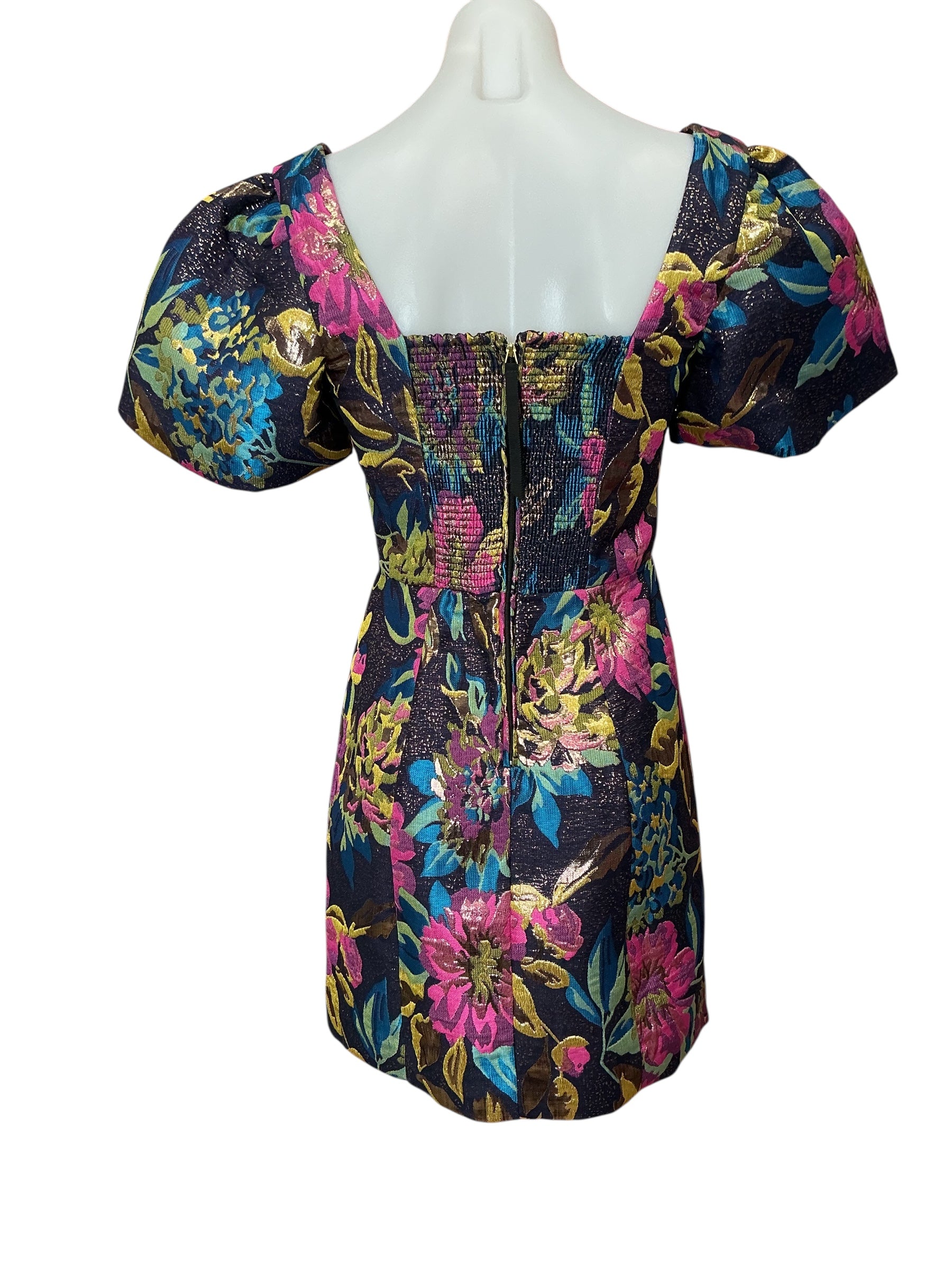 Lilly Pulitzer NWT Booker Skirted Romper Multi Canopy Blooms Floral Jacquard - Size 00