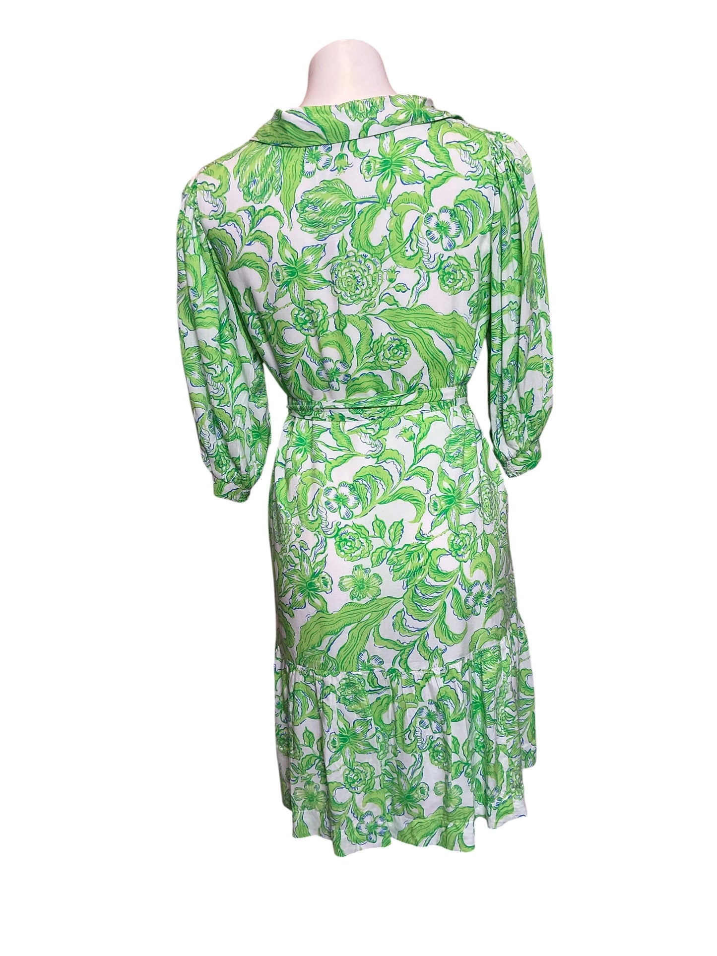 Lilly Pulitzer Renelle Dress Resort White Daffodil Hill - Size 8