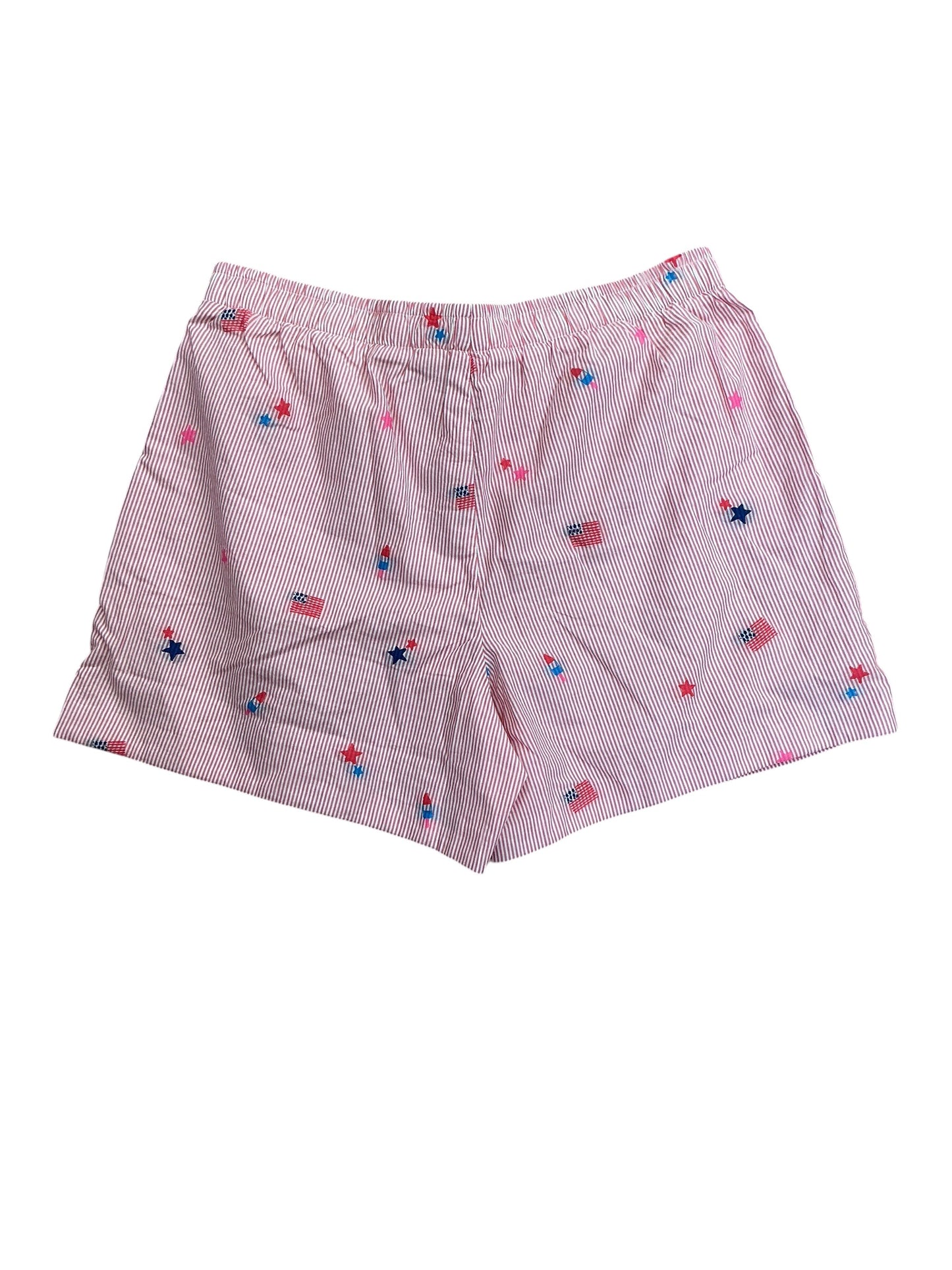 Lilly Pulitzer NWT Croix Shorts Paradise Punch It’s A 250th Celebration - Size M