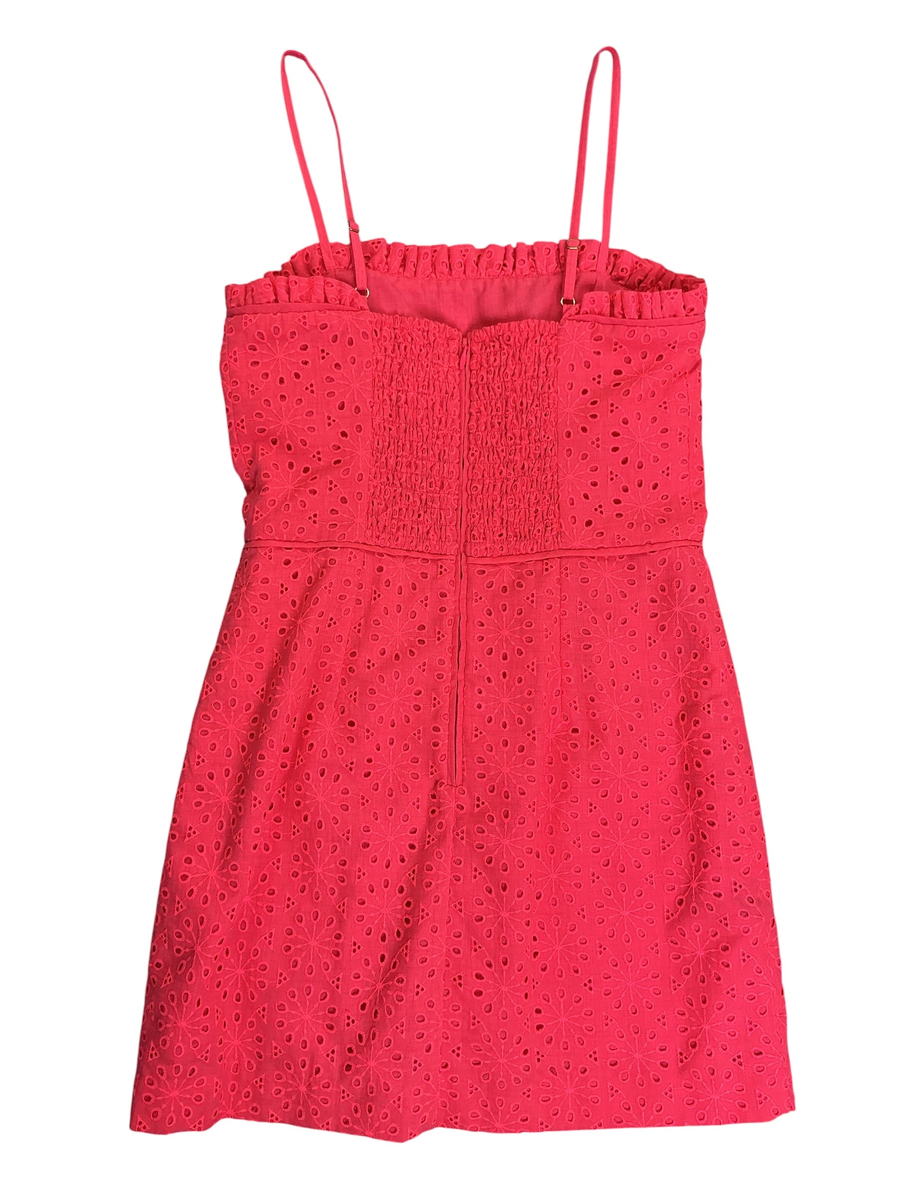 Lilly Pulitzer Jesse Romper Cane Coral Eyelet - Size 2