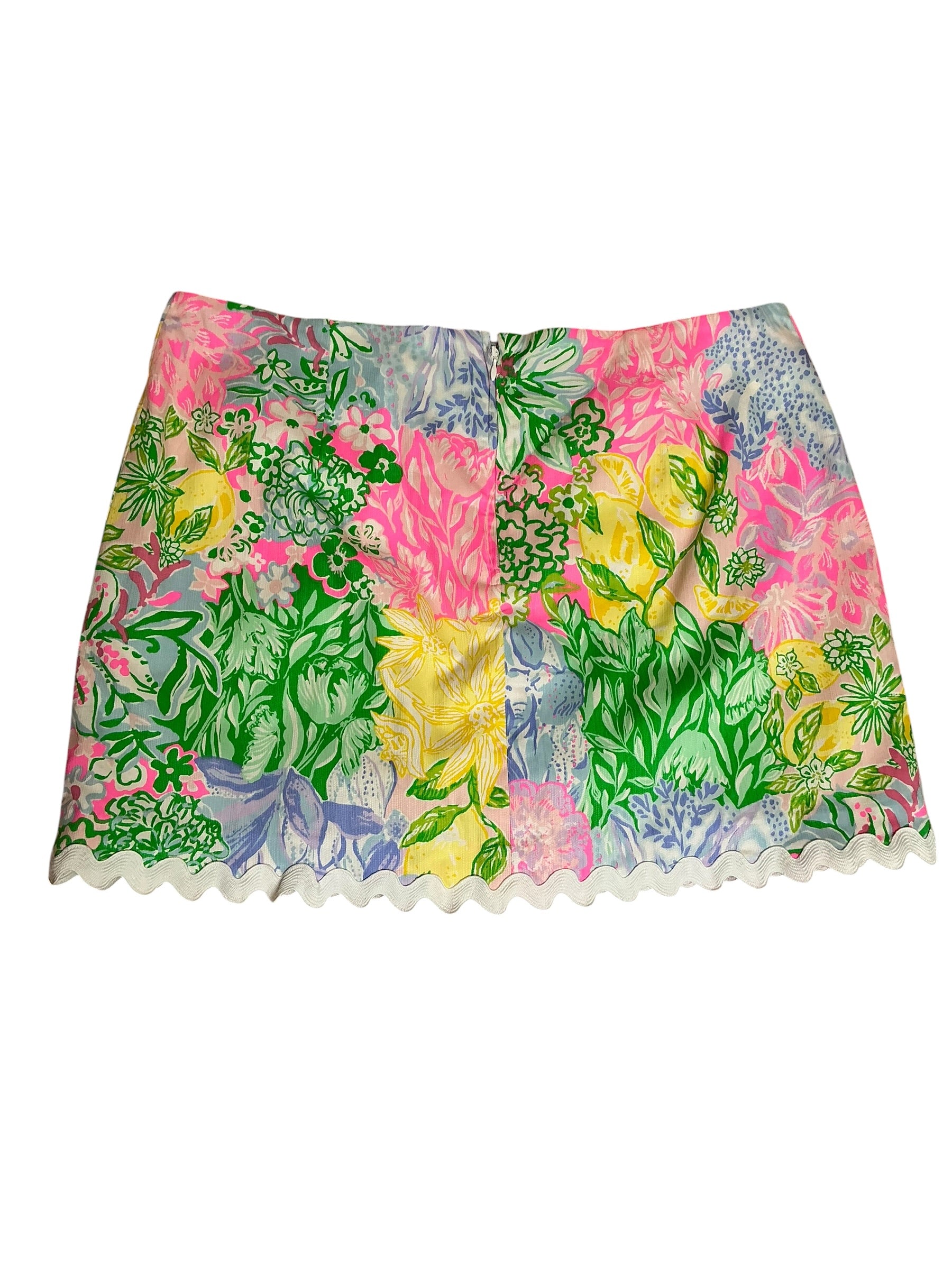 Lilly Pulitzer Gardner Mini Skort Bright Delight Patch - Size 12