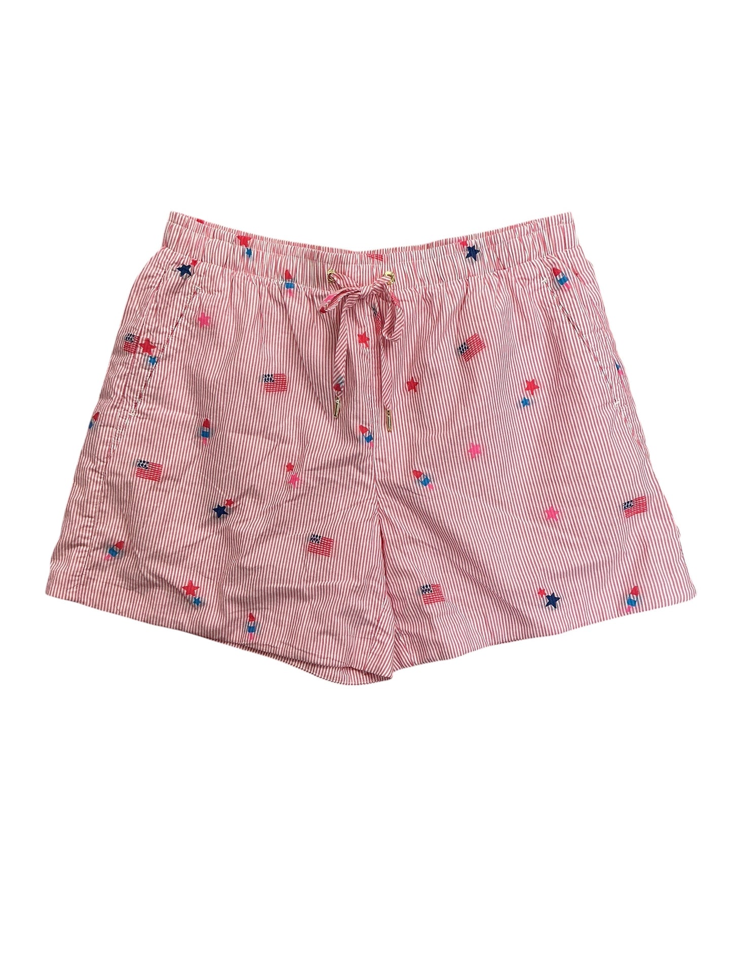 Lilly Pulitzer NWT Croix Shorts Paradise Punch It’s A 250th Celebration - Size M