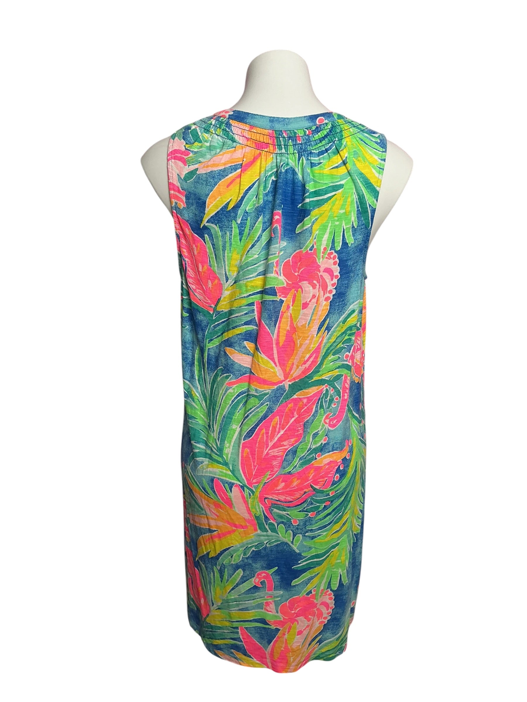 Lilly Pulitzer Essie Dress Bennet Blue Showstopper - Size L