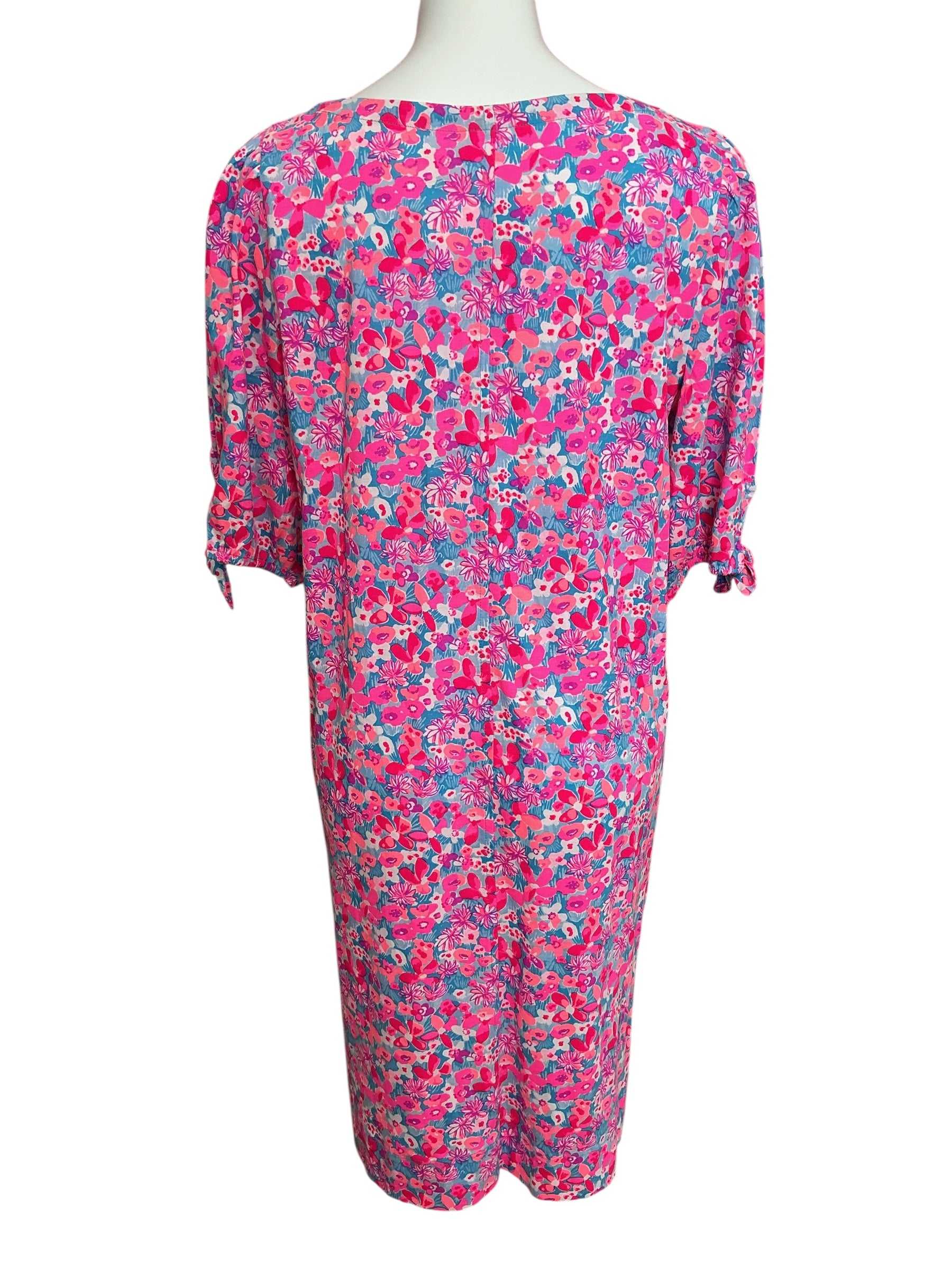 Lilly Pulitzer NWT Easley Short-Sleeve Dress Aura Pink Baby Bloomer - Size XL