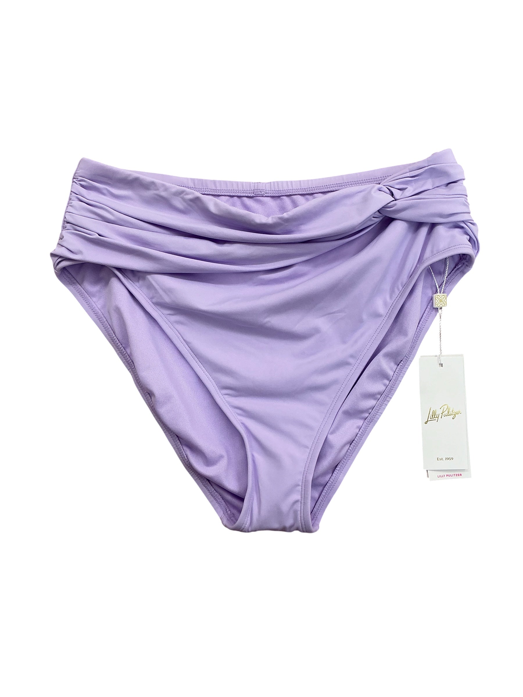 Lilly Pulitzer NWT Yarrow High Waisted Bottom Water Hyacinth - Size 8