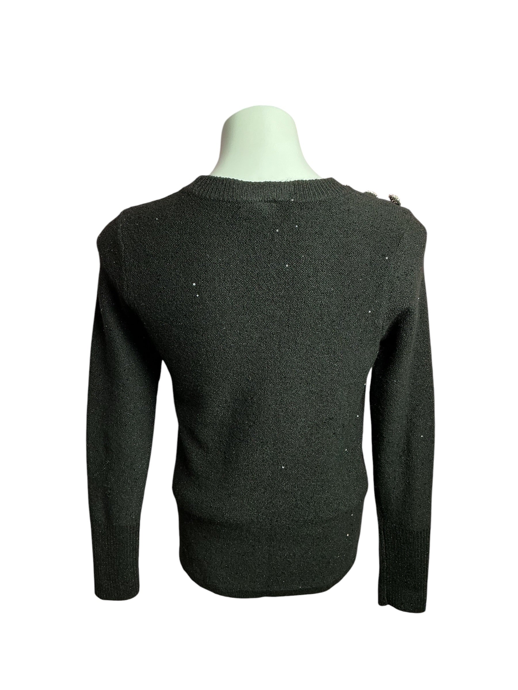 Lilly Pulitzer- Morgan Sequin Sweater Onyx Size S