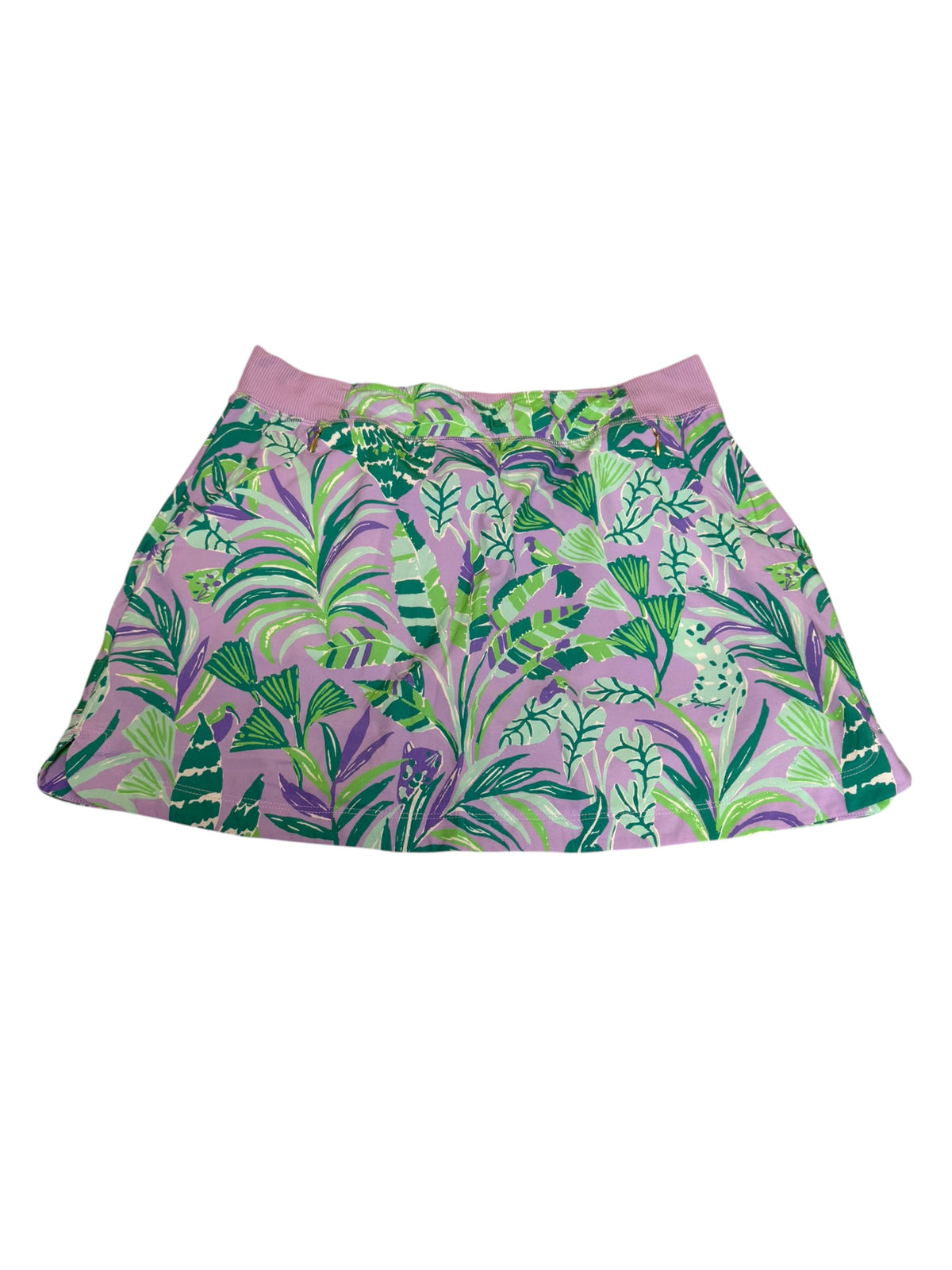 Lilly Pulitzer UPF 50+ Luxletic Run Around Skort Purple Iris On The Chase - Size M