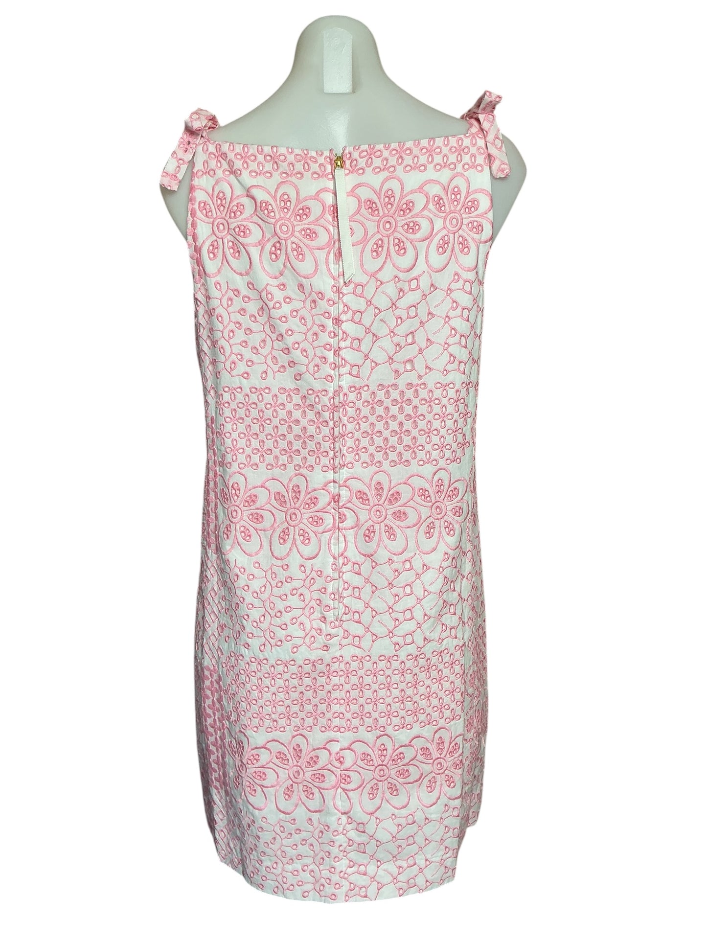 Lilly Pulitzer NWT Gerad Shift - Conch Shell Pink Patchwork Eyelet - Size 2