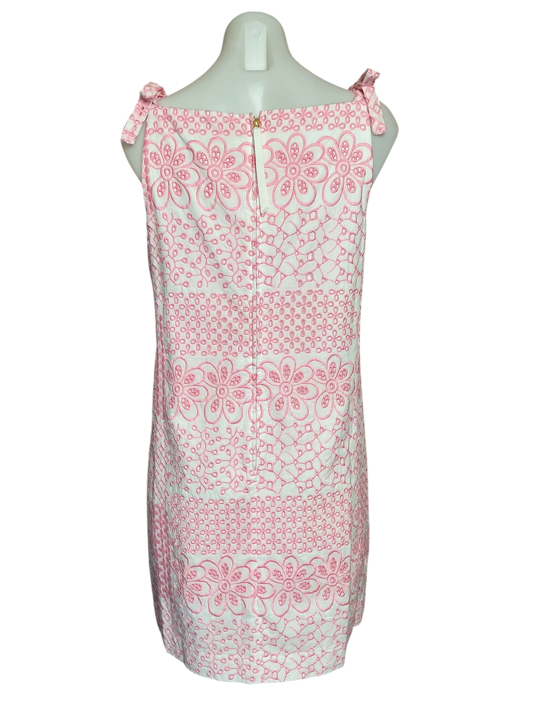Lilly Pulitzer NWT Gerad Shift - Conch Shell Pink Patchwork Eyelet - Size 2