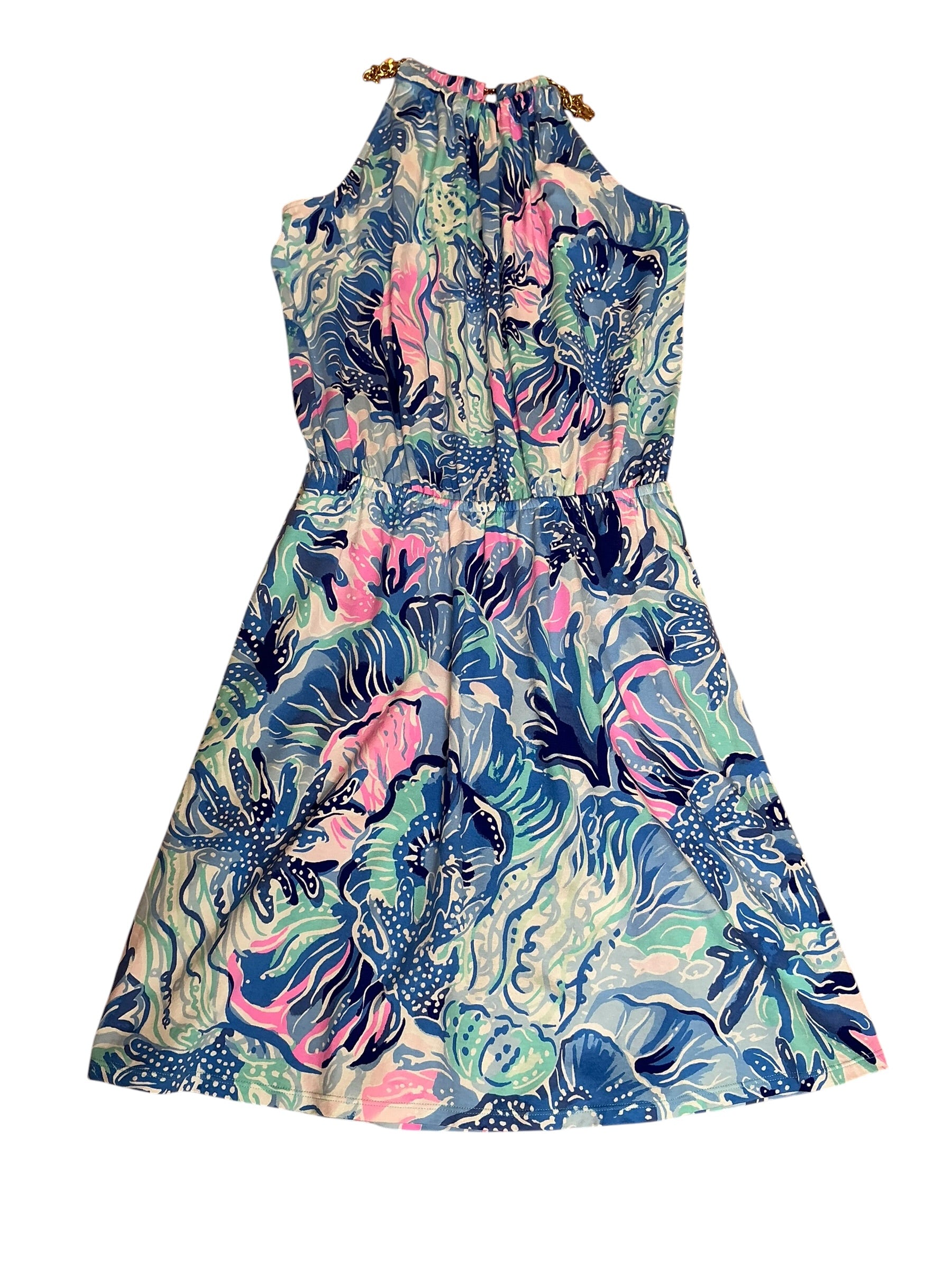 Lilly Pulitzer Bowen Romper Turtle Amazement - Size S