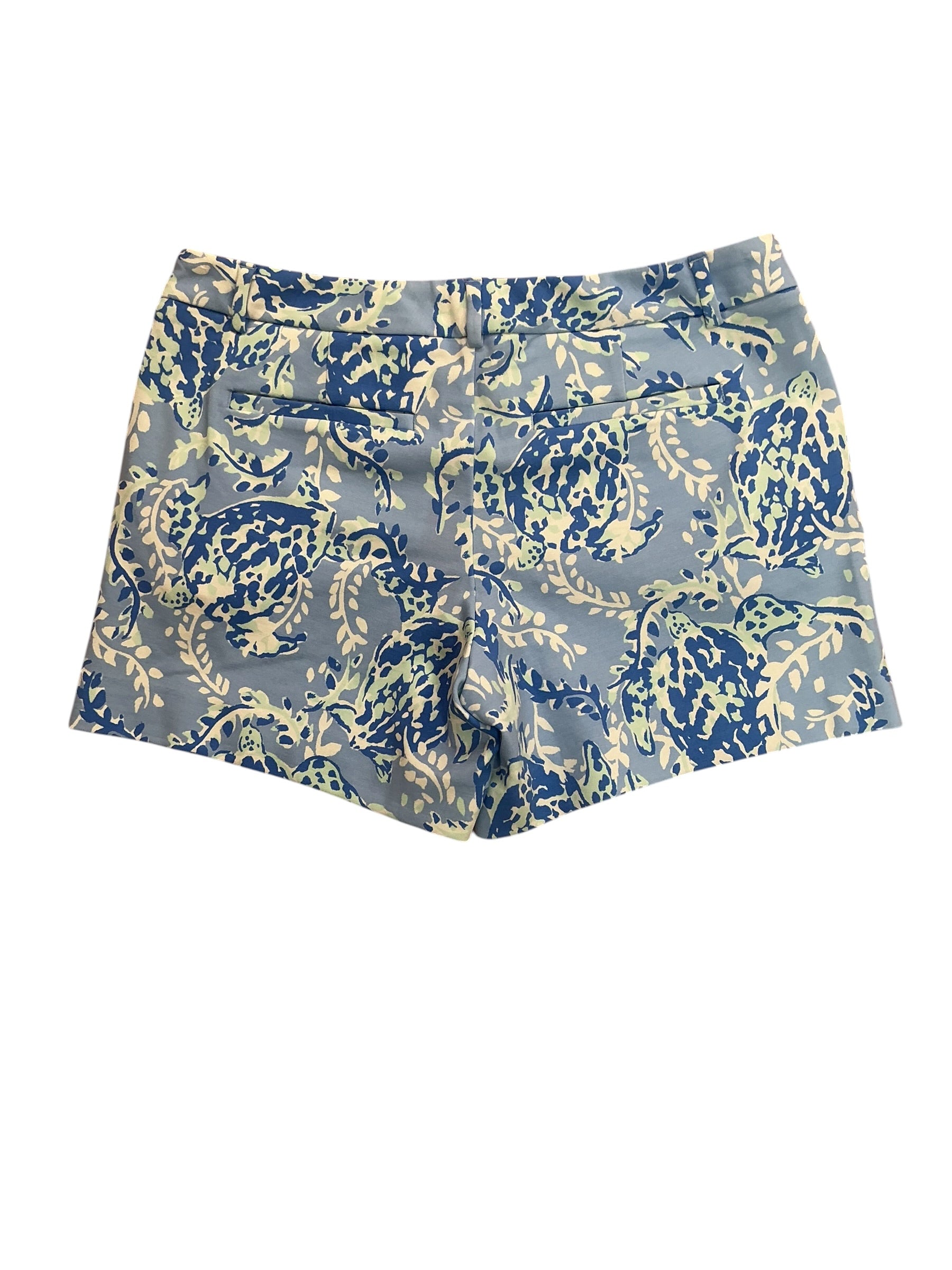 Lilly Pulitzer NWT Callahan Knit Shorts Blue Peri Turtley Awesome - Size 6