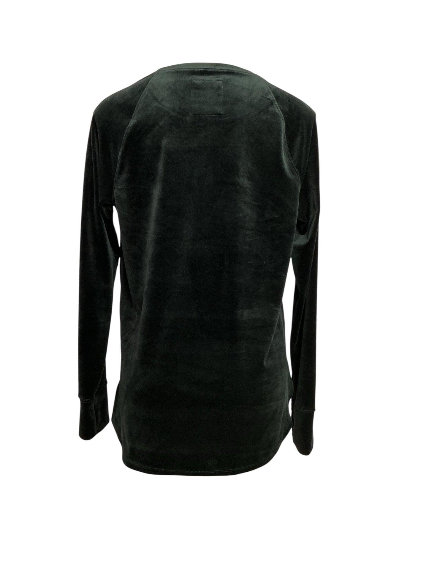 Lilly Pulitzer Luxletic Blyth Velour Pullover, Onyx Size L