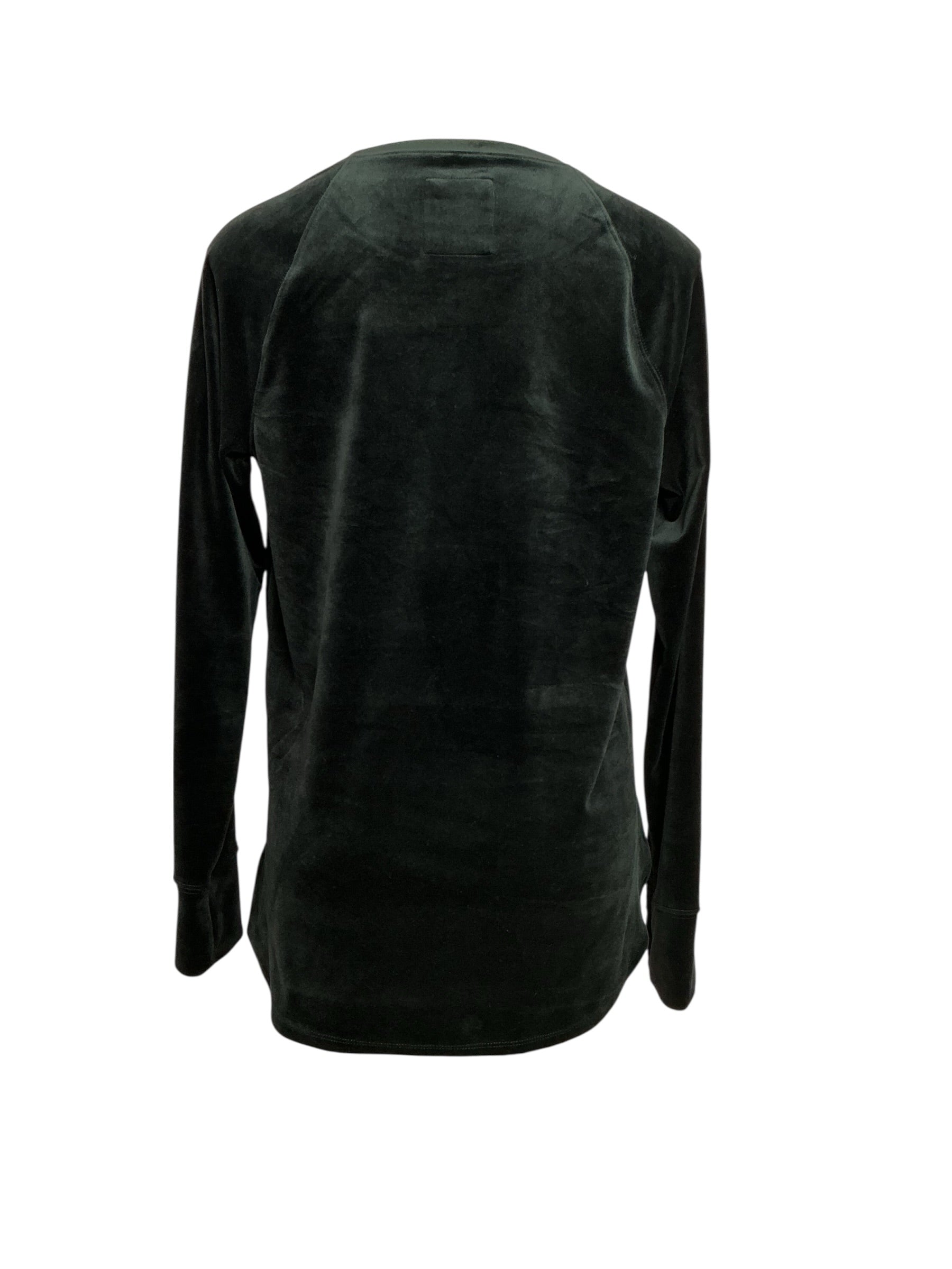 Lilly Pulitzer Luxletic Blyth Velour Pullover, Onyx Size L