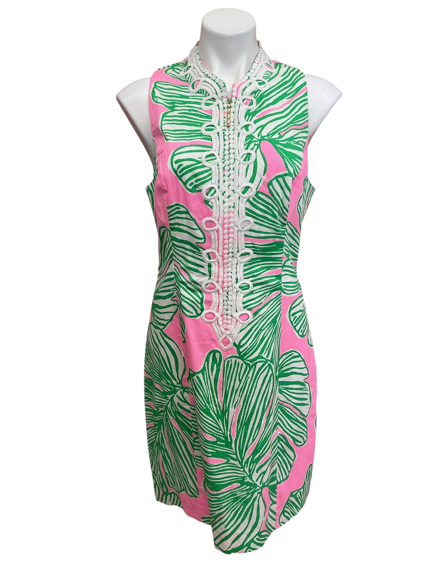 Lilly Pulitzer Alexa Shift Dress Mandevilla Baby Who Let The Fronds Out - Size 12