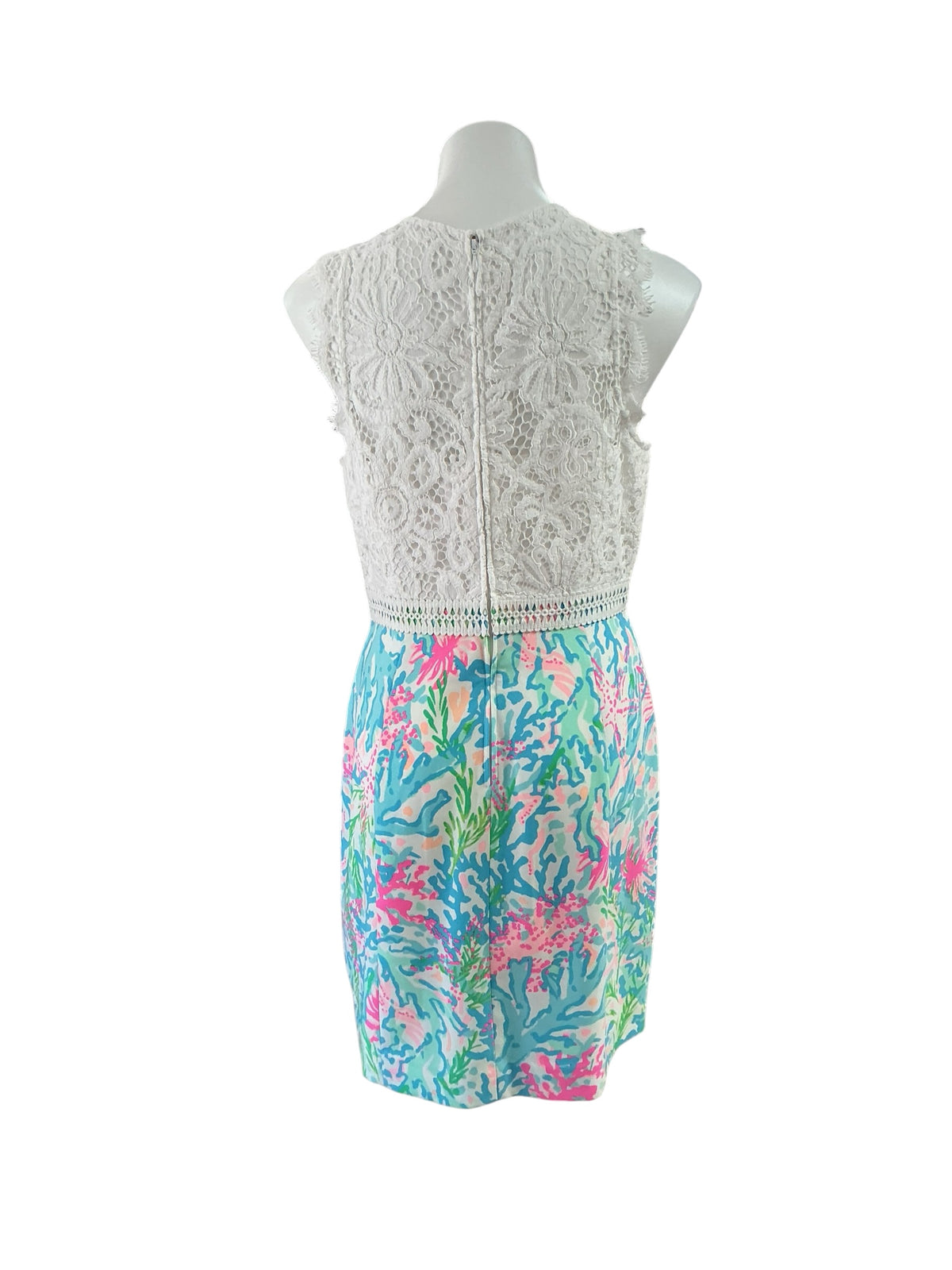 Lilly Pulitzer NWT Sharice Stretch Shift Dress Multi Coral Bay - Size 10