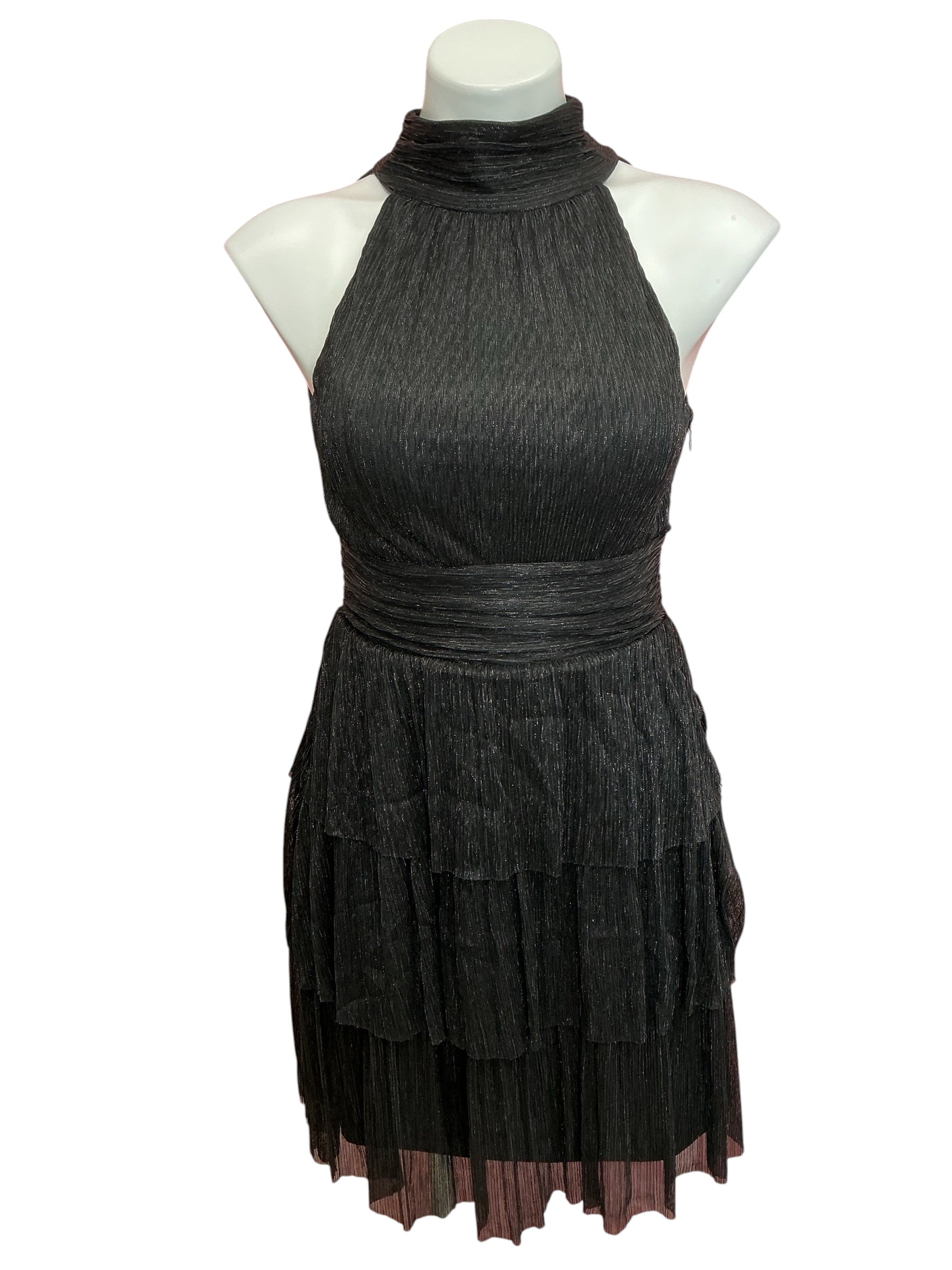 Lilly Pulitzer NWT Wyn Dress - Noir Metallic Knit Crinkle - Size 2