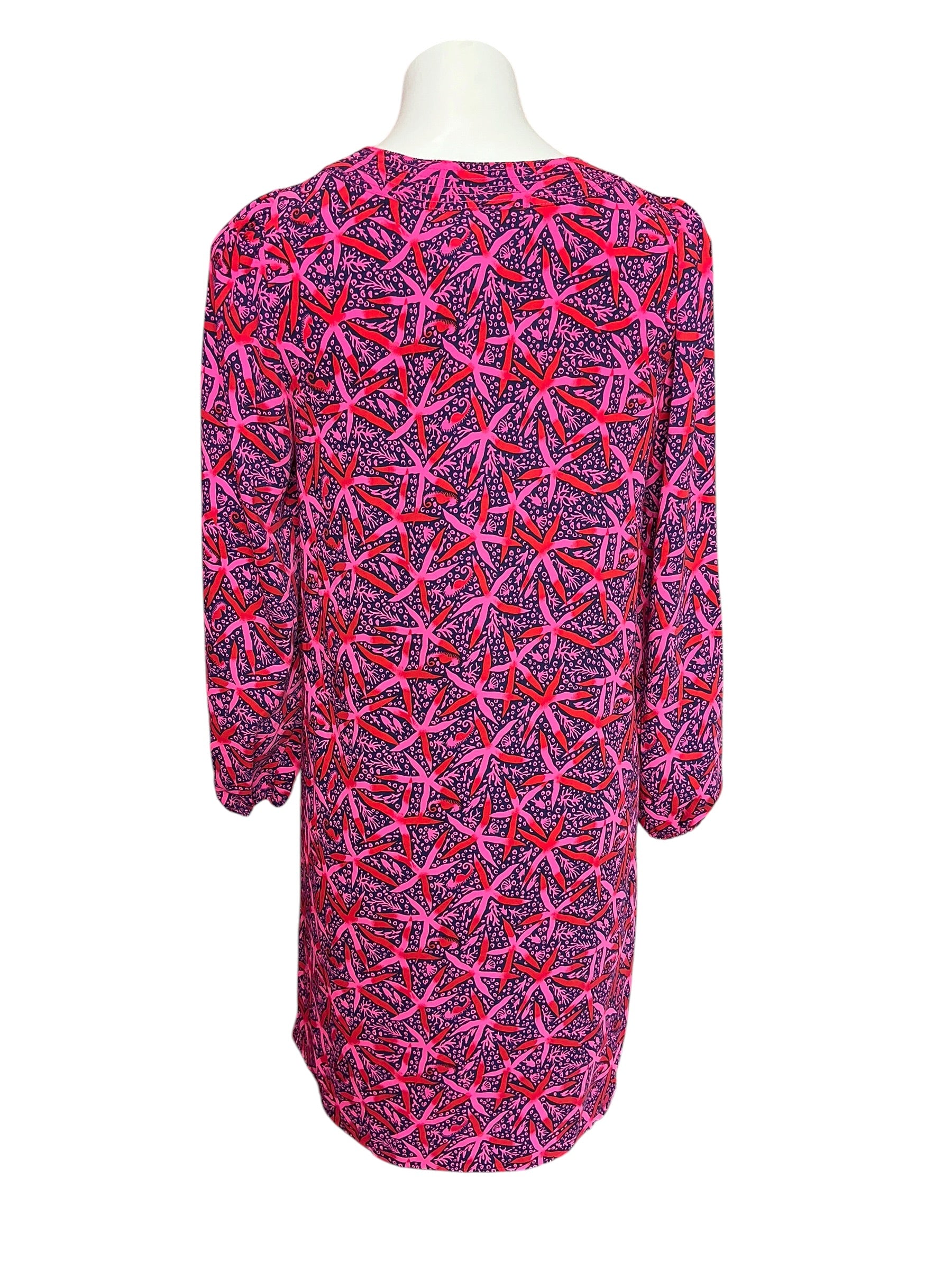 Lilly Pulitzer  Olivine Dress Passion Fruit Pink Star Searching - Size 6