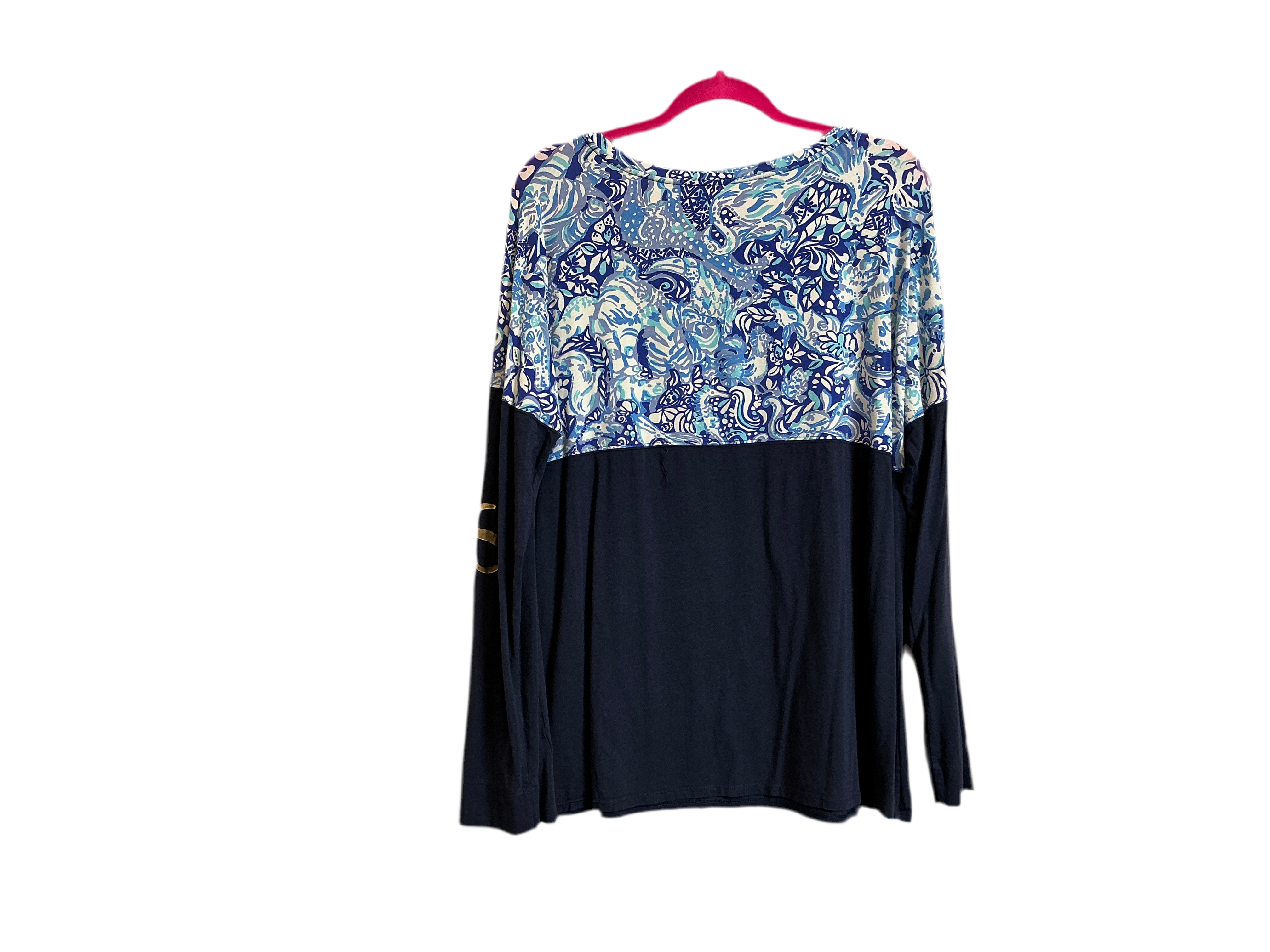 Lilly Pulitzer Long Sleeve Top - Size XL