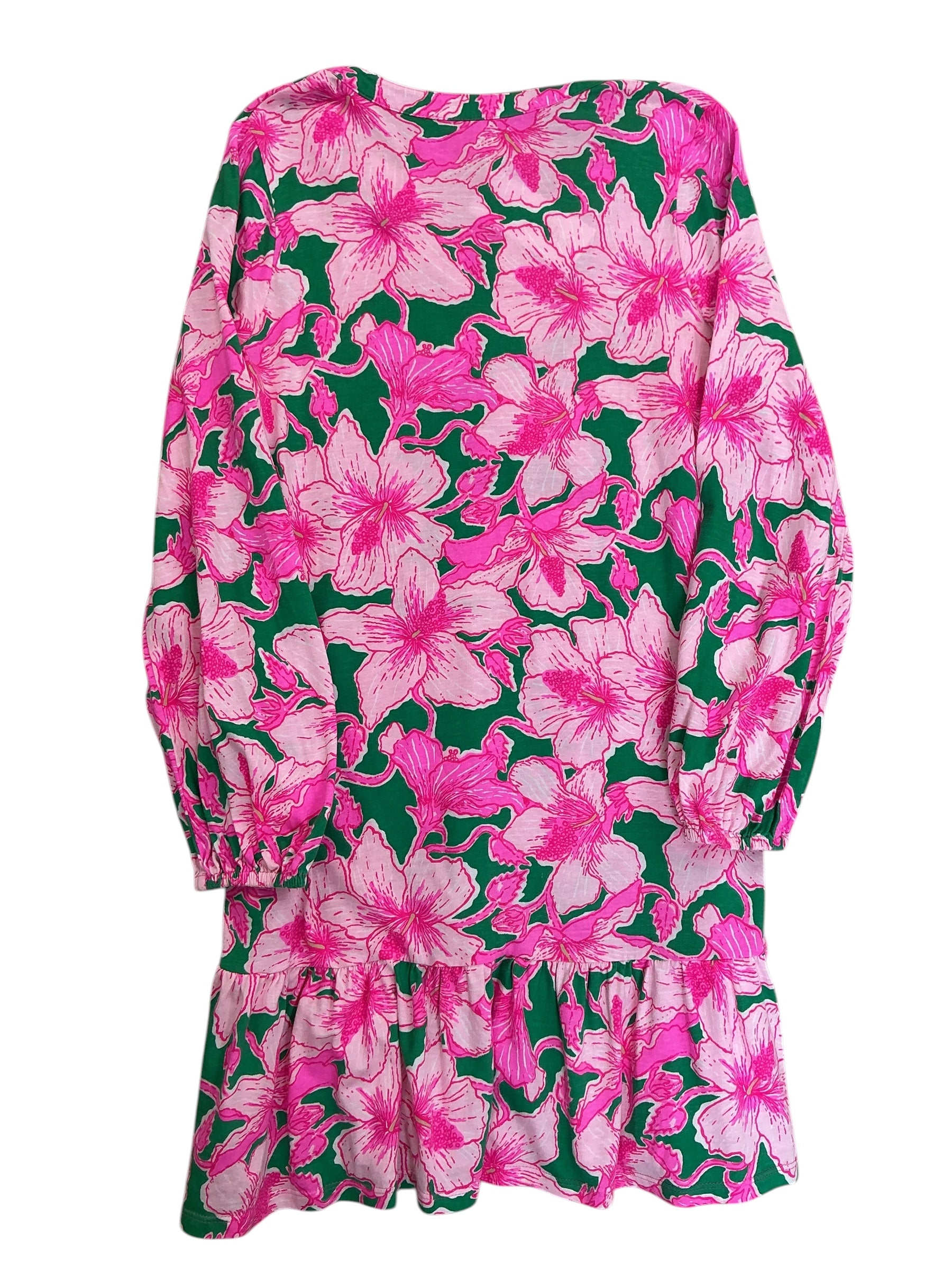 Lilly Pulitzer Girls Kids Alyssa Shift Dress Hibiss Kiss - Size XL 12-14