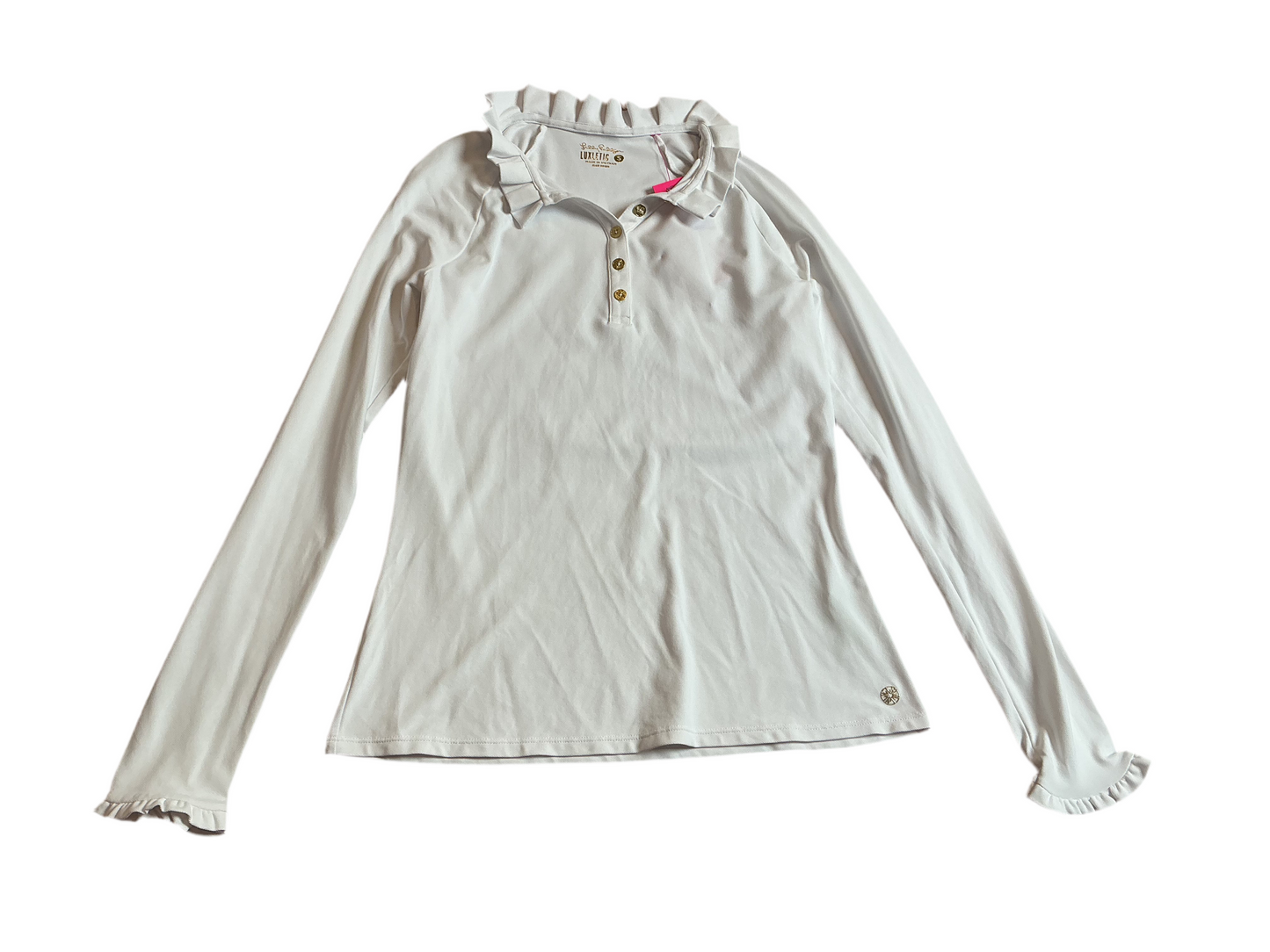 Lilly Pulitzer NWT - Hutton Polo UPF 50+ - Resort White - Size S