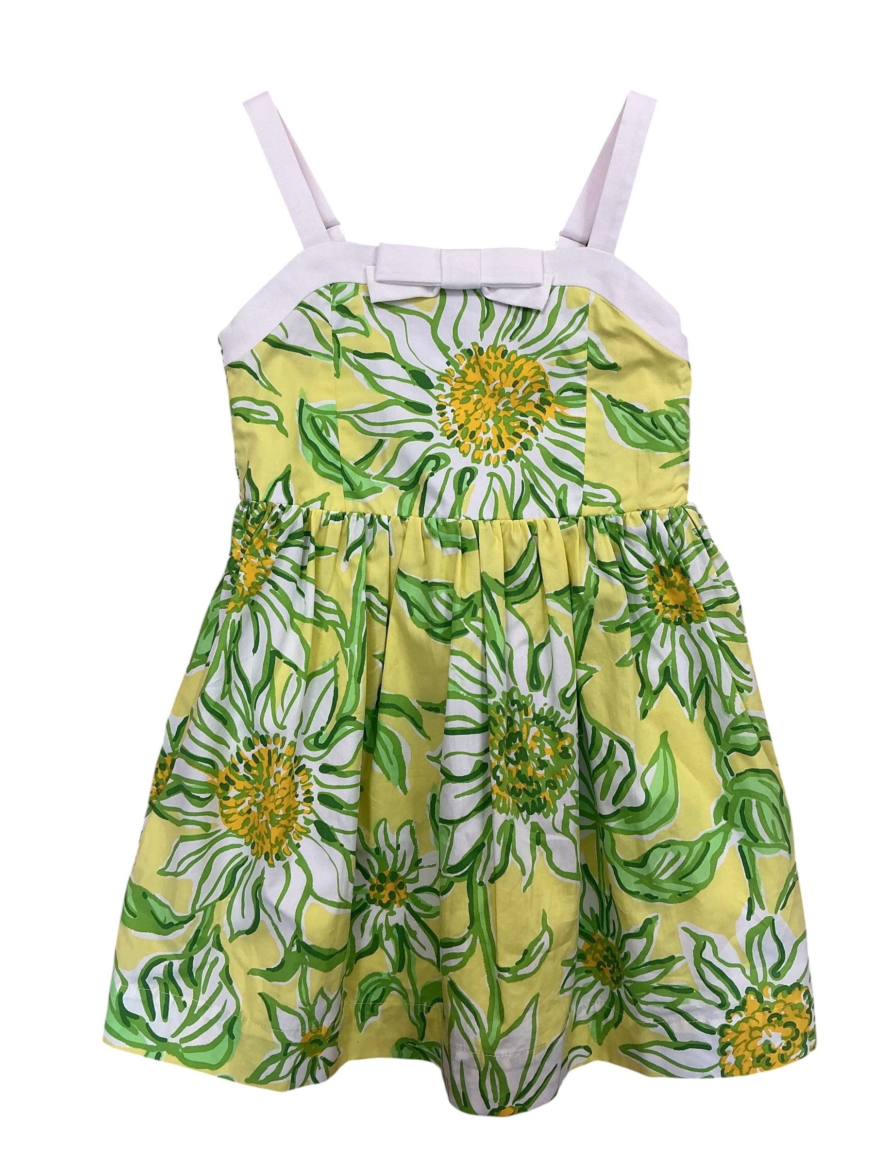 Lilly Pulitzer NWT Girls Kids Mini Cheri Dress Limoncello Sunbelievable - Size 6