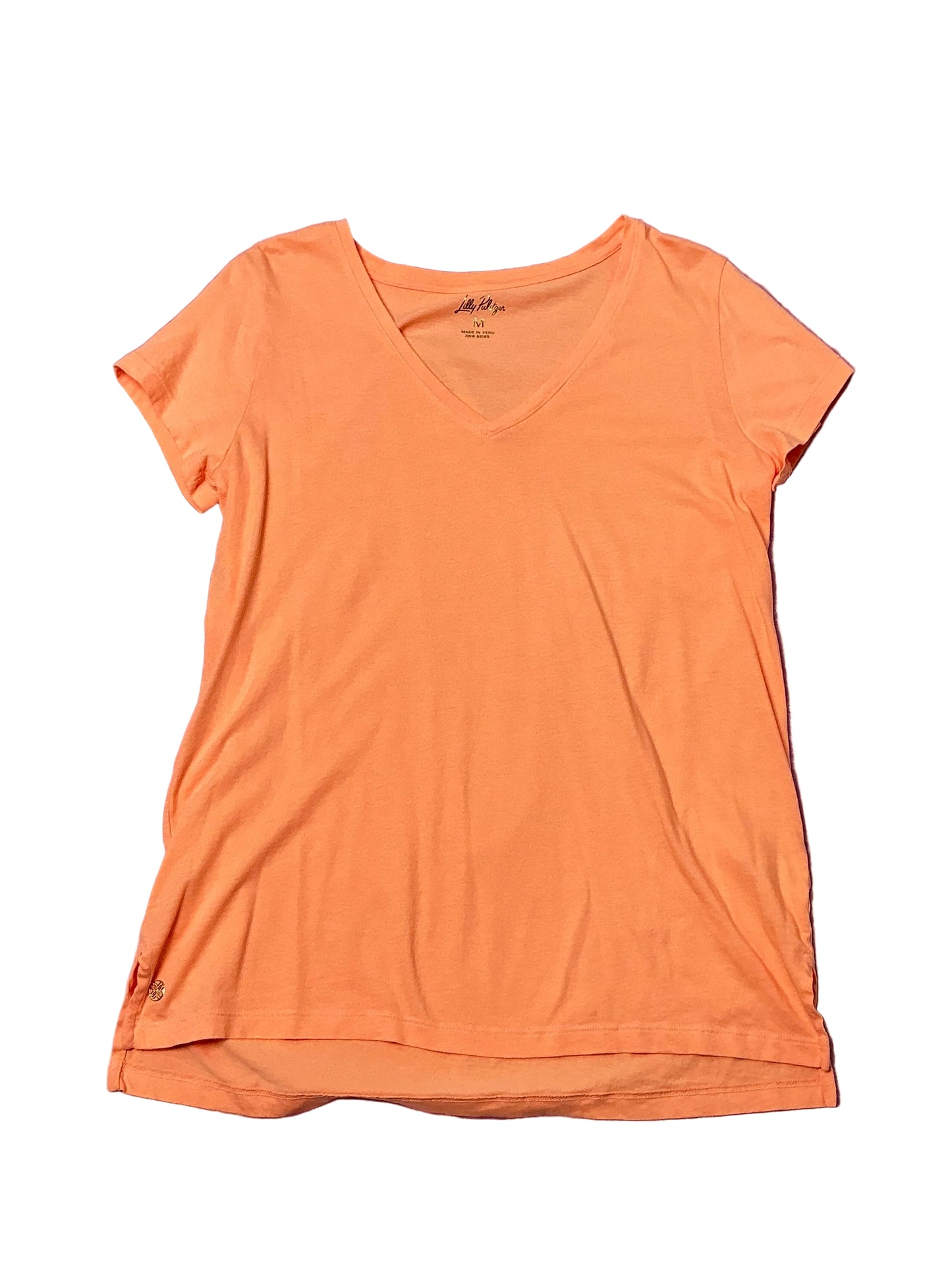 Lilly Pulitzer Meredith Tee - Papaya - Size M