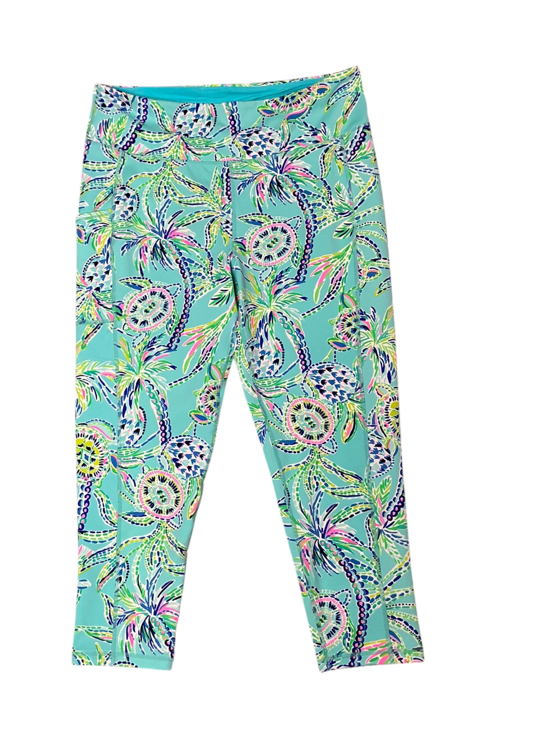 Lilly Pulitzer Weekender High Rise Midi - Bermuda Blue Turtle Szn - Size XXL