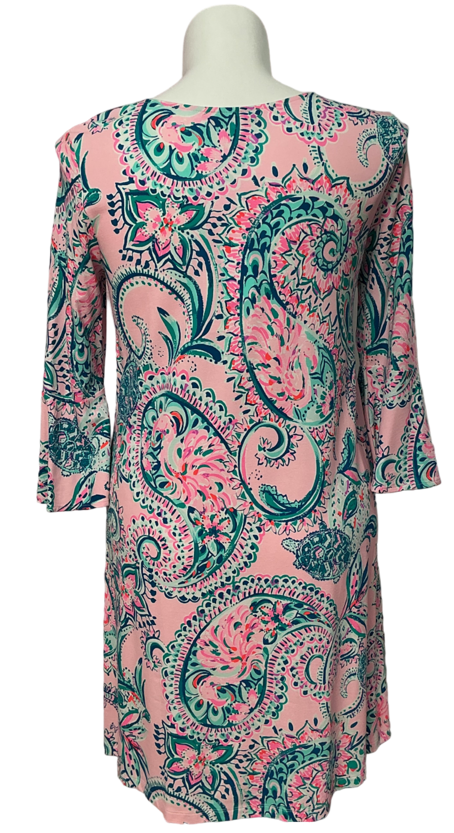 Lilly Pulitzer NWT - Ophelia Dress - Pink Tropics Tint Tangerine Dream - Size L
