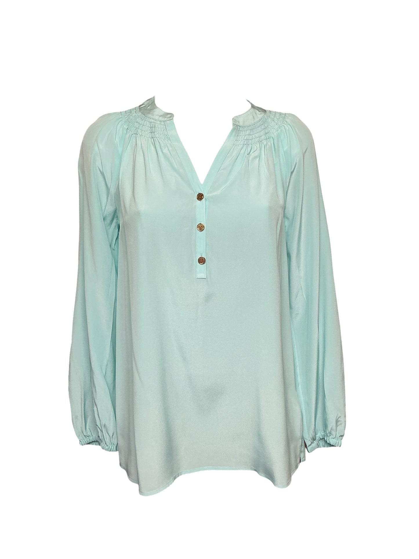Lilly Pulitzer NWT Elsa Top - Seasalt Blue - Size XS