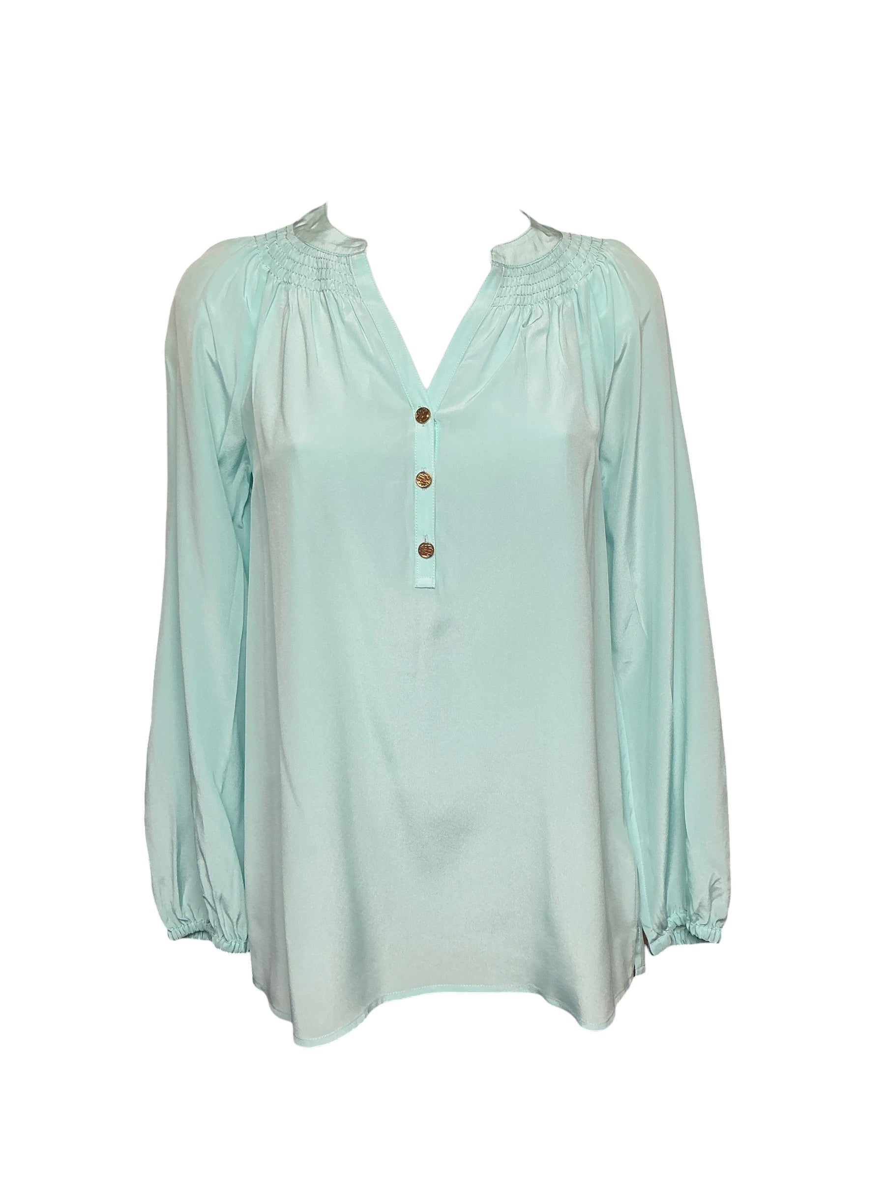 Lilly Pulitzer NWT Elsa Top - Seasalt Blue - Size XS