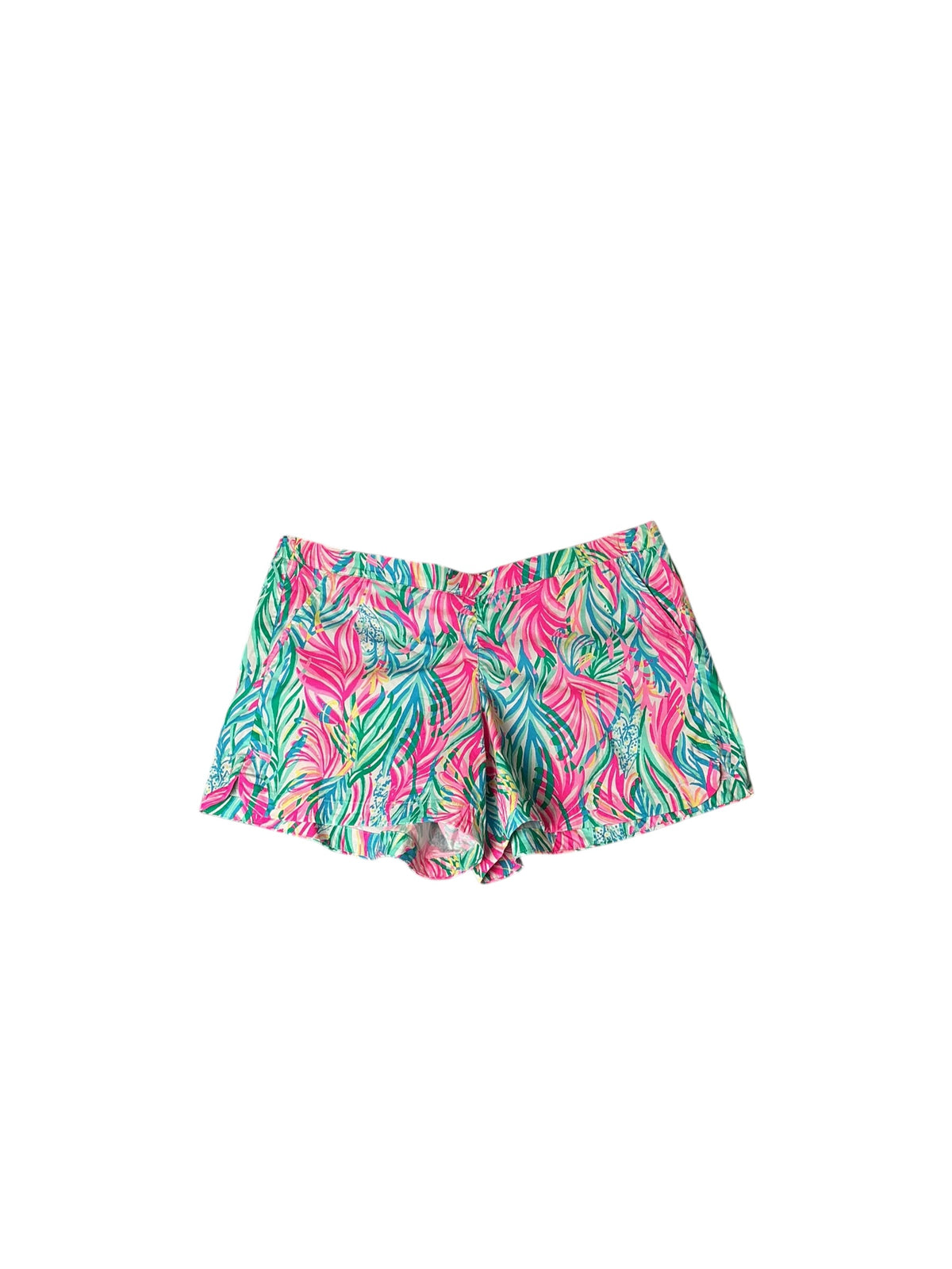 Lilly Pulitzer Ocean View Short Multi Sea Turtle Soirée - Size XL