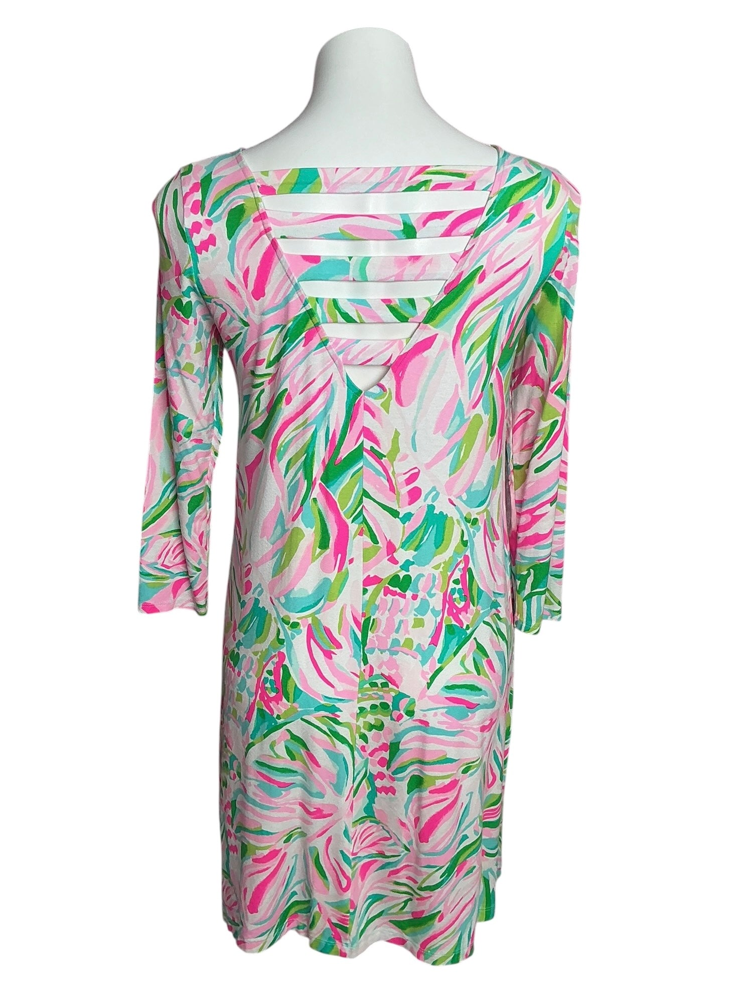 Lilly Pulitzer Ophelia Swing Dress Multi Croc My World - Size S