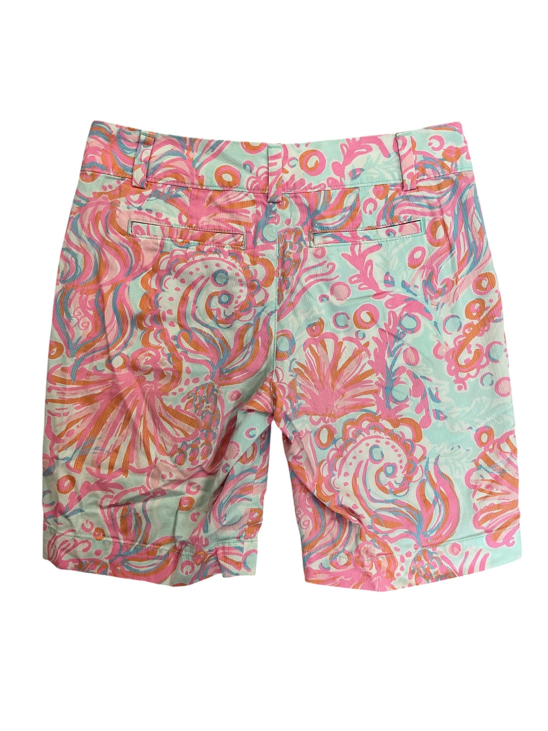 Lilly Pulitzer The Chipper Bermuda Shorts Pink Pout Too Much Bubbly - Size 2