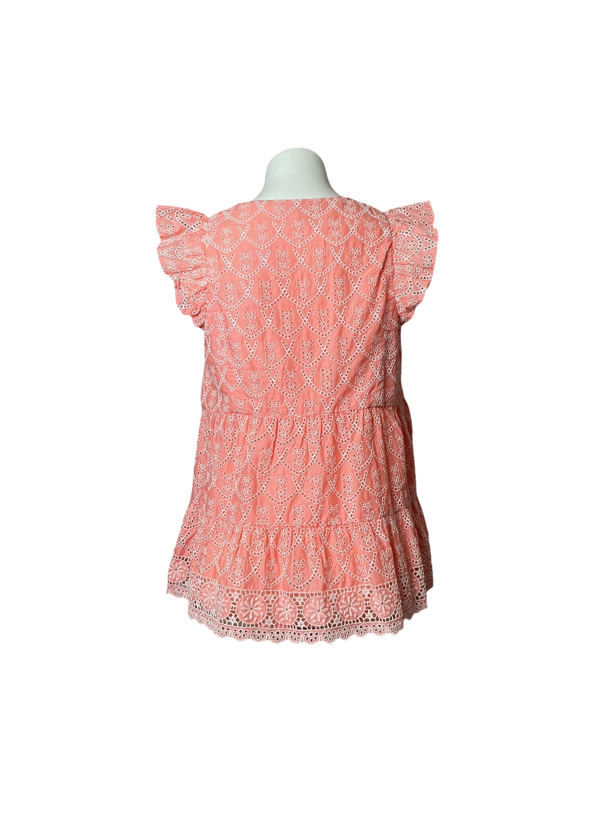 Lilly Pulitzer NWT Keila Top Peach Hyacinth Floral Arch Eyelet - Size 6