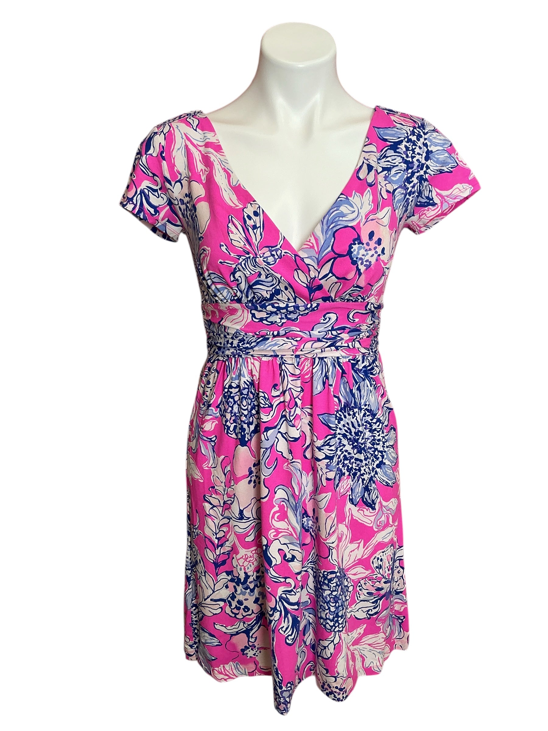 Lilly Pulitzer Winslow Dress Pink Tropics Sun Drenched - Size S