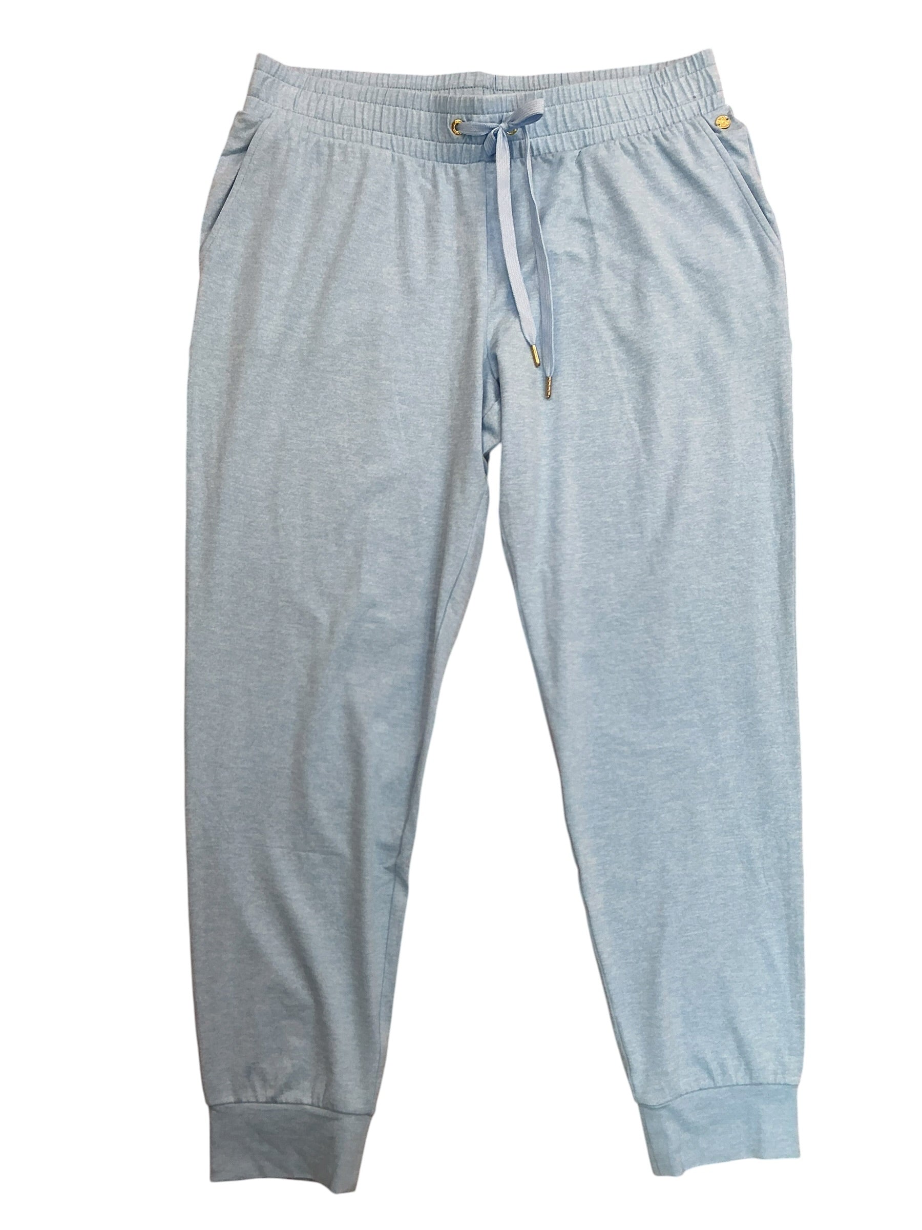 Lilly Pulitzer NWT Lillabeth UPF 50+ Pants Heathered Frenchie Blue - Size M