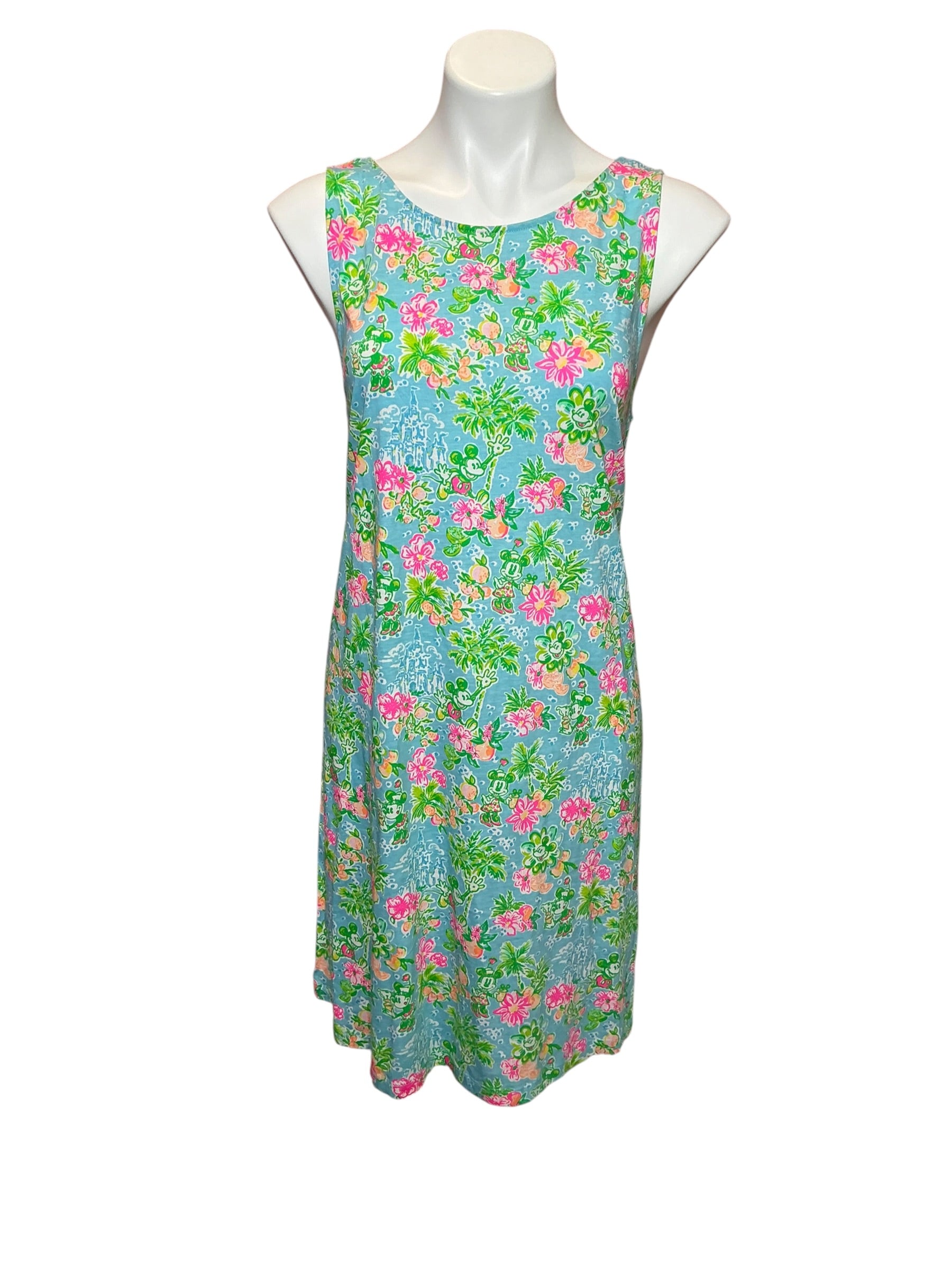 Lilly Pulitzer Kristen Swing Dress Lilly Loves Disney - Size L
