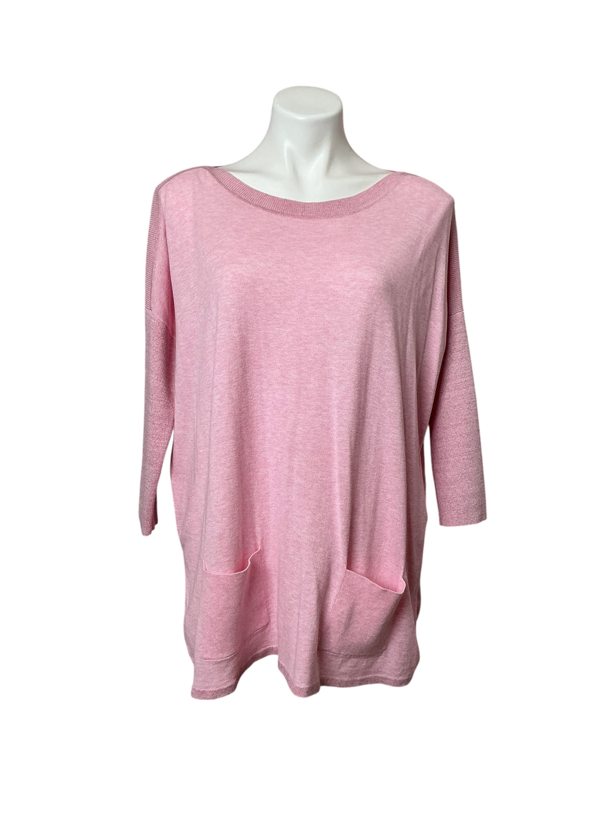 Lilly Pulitzer Cobo Sweater Heathered Pink Tropics Tint - Size XS