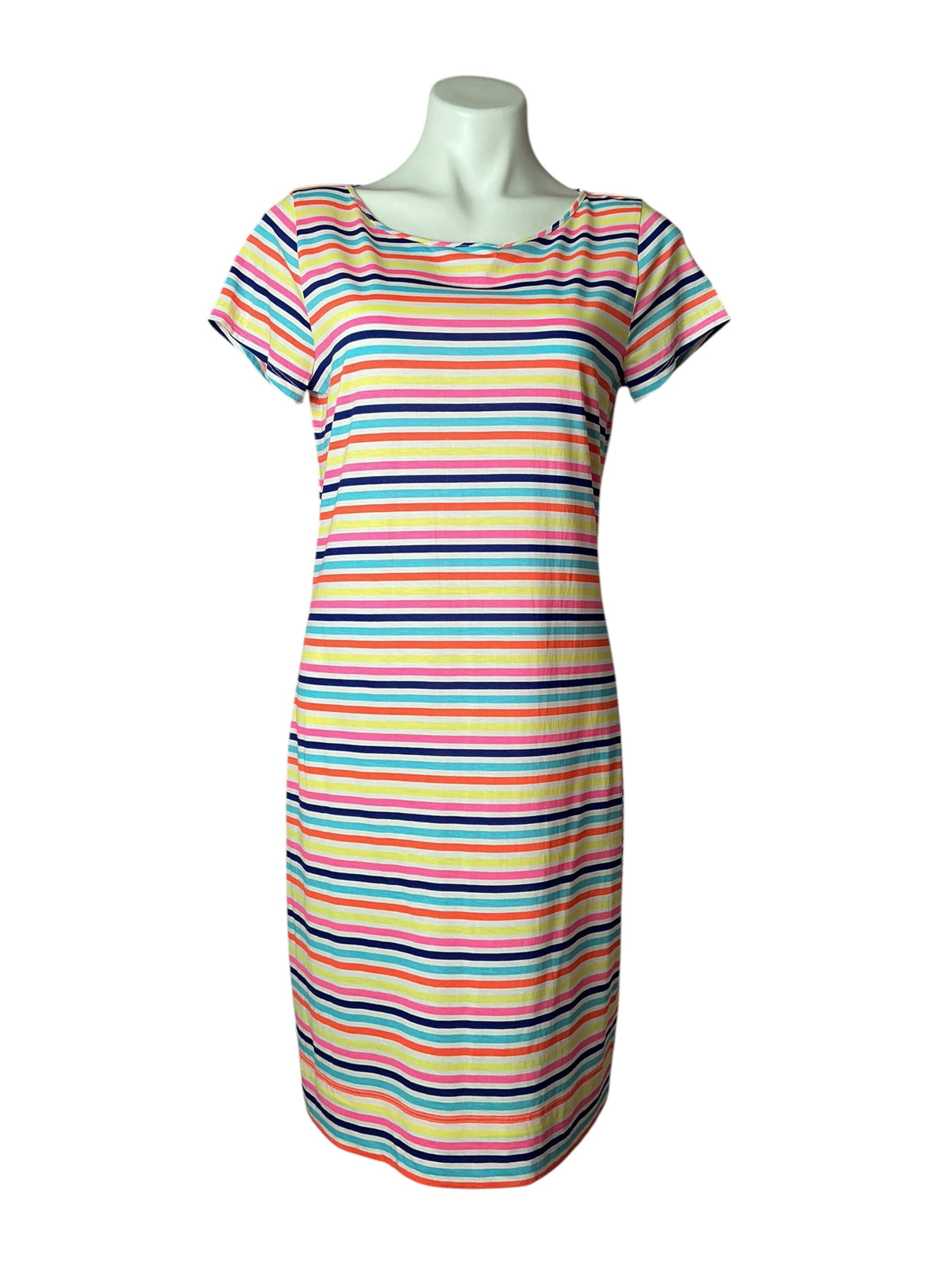 Lilly Pulitzer Short Sleeve Marlowe Dress Multi Island Stripe - Size M