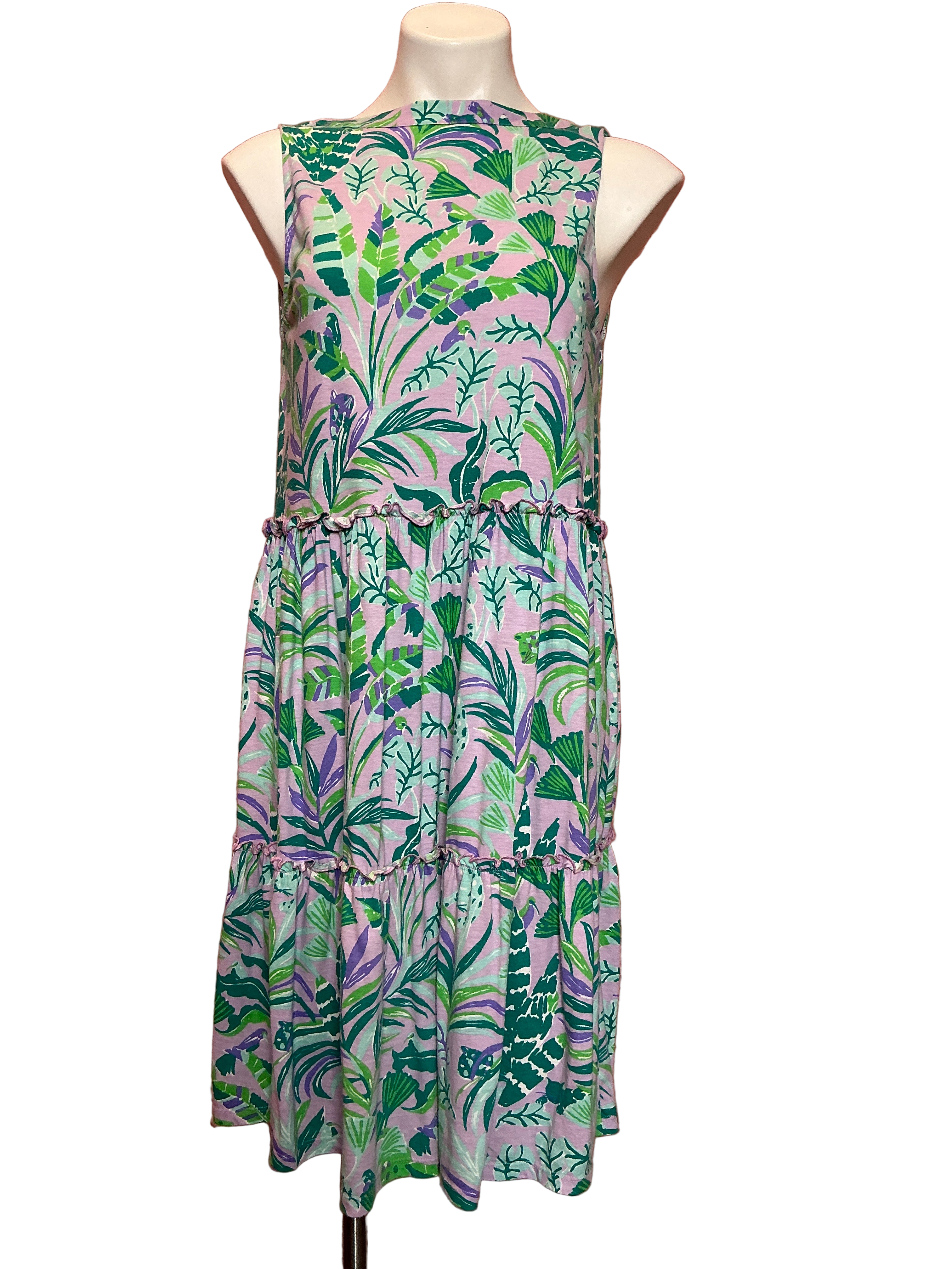 Lilly Pulitzer Lorina Swing Dress  Purple Iris On The Chase Size M
