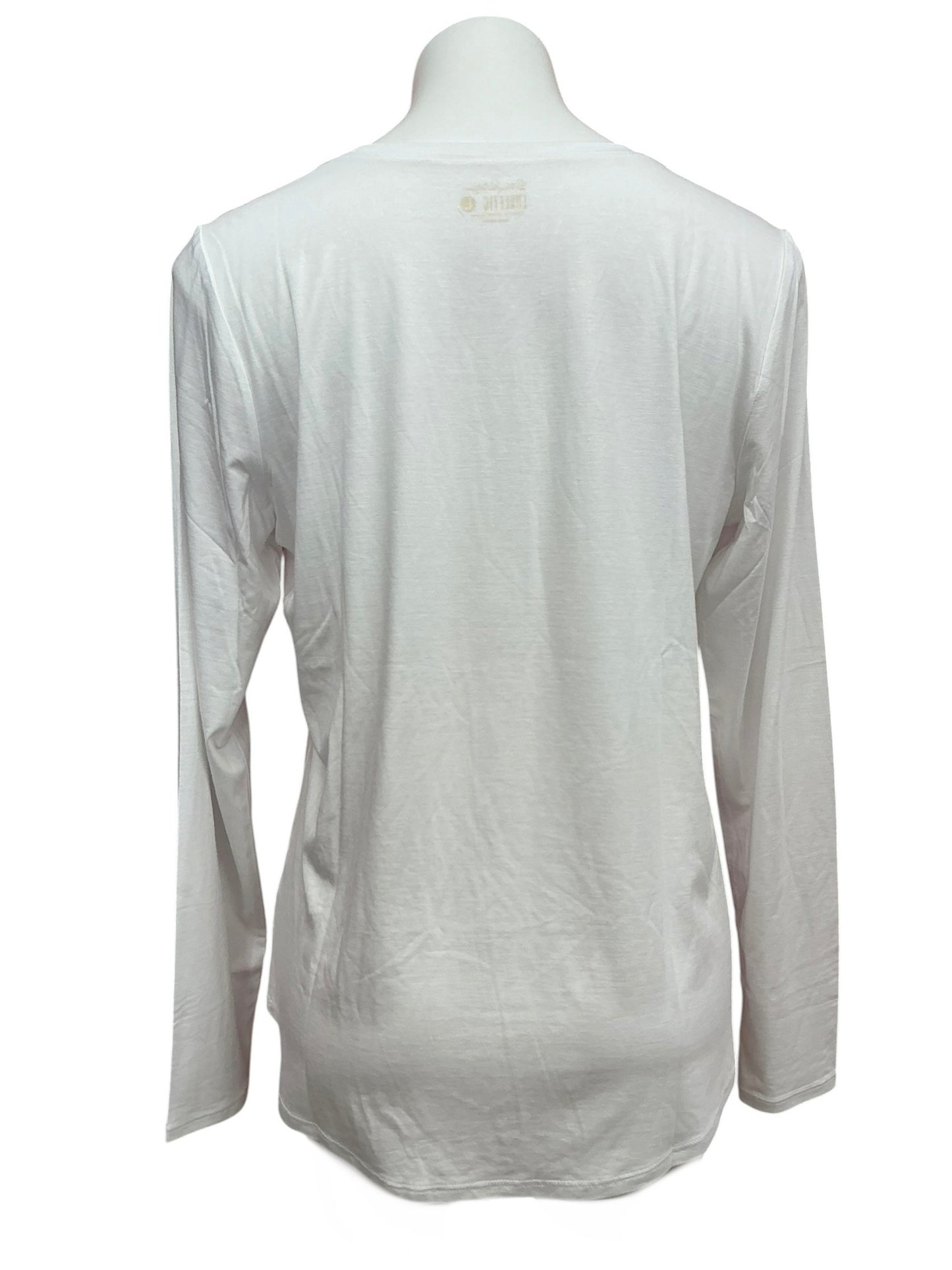 Lilly Pulitzer Luxletic Westley Long Sleeve Tee Resort White - Size L