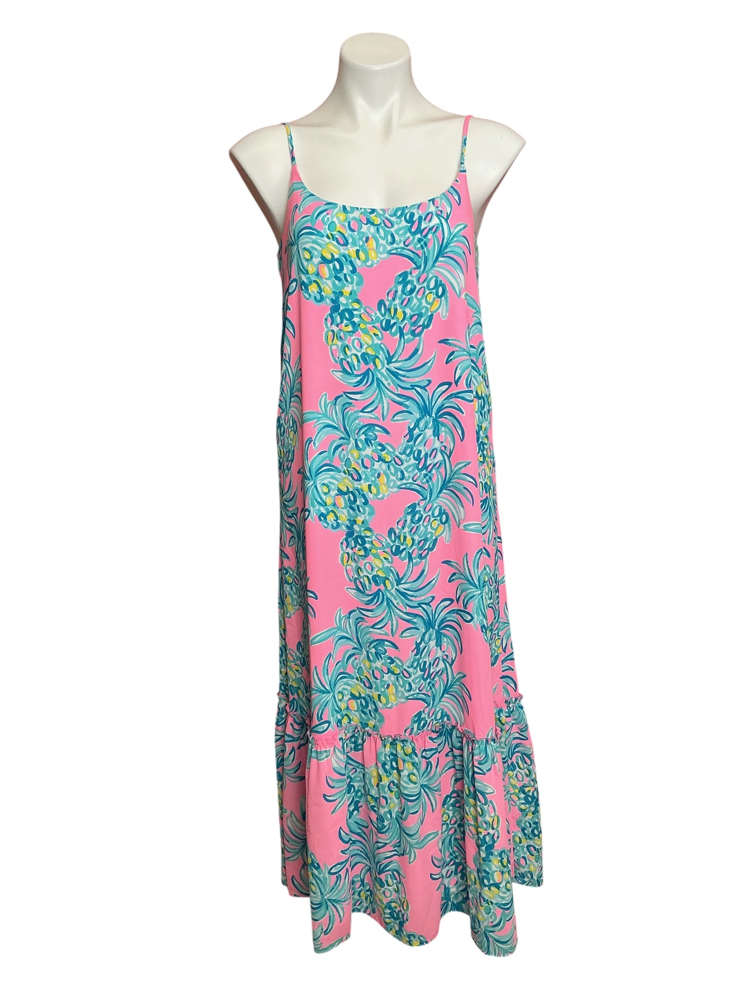 Lilly Pulitzer Winni Midi Dress Pelican Pink Beat The Heat